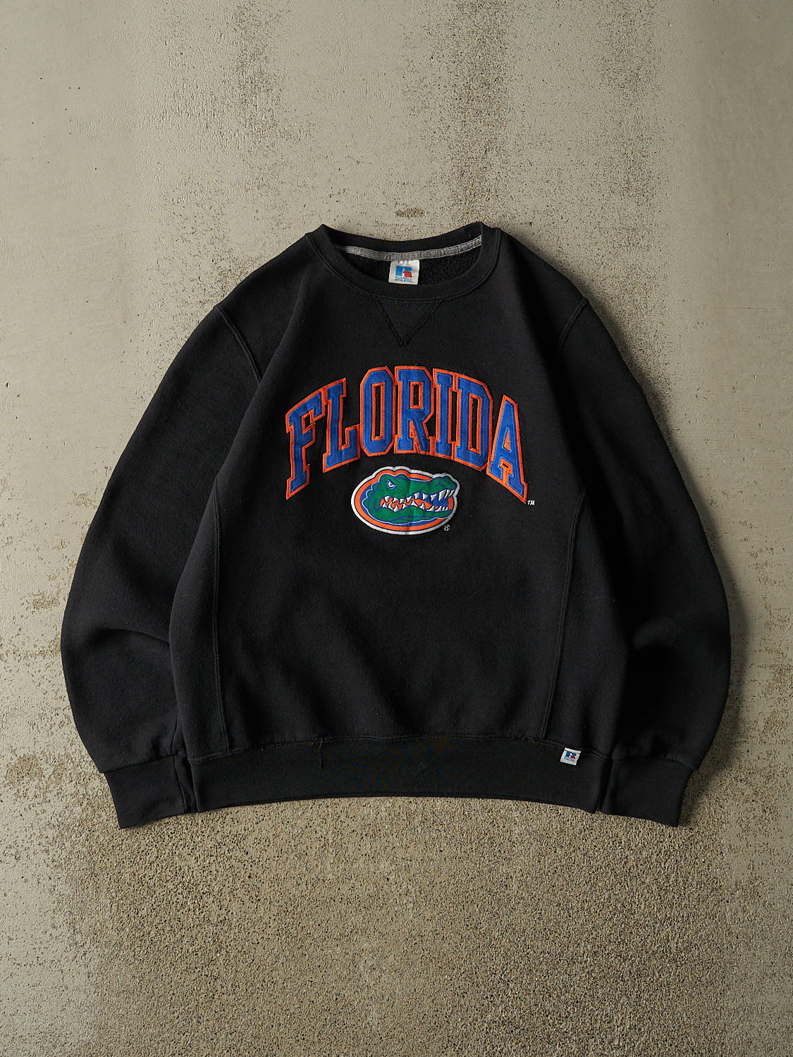 Vintage Y2K Black Russell Athletic University of Florida Crewneck (S/M)