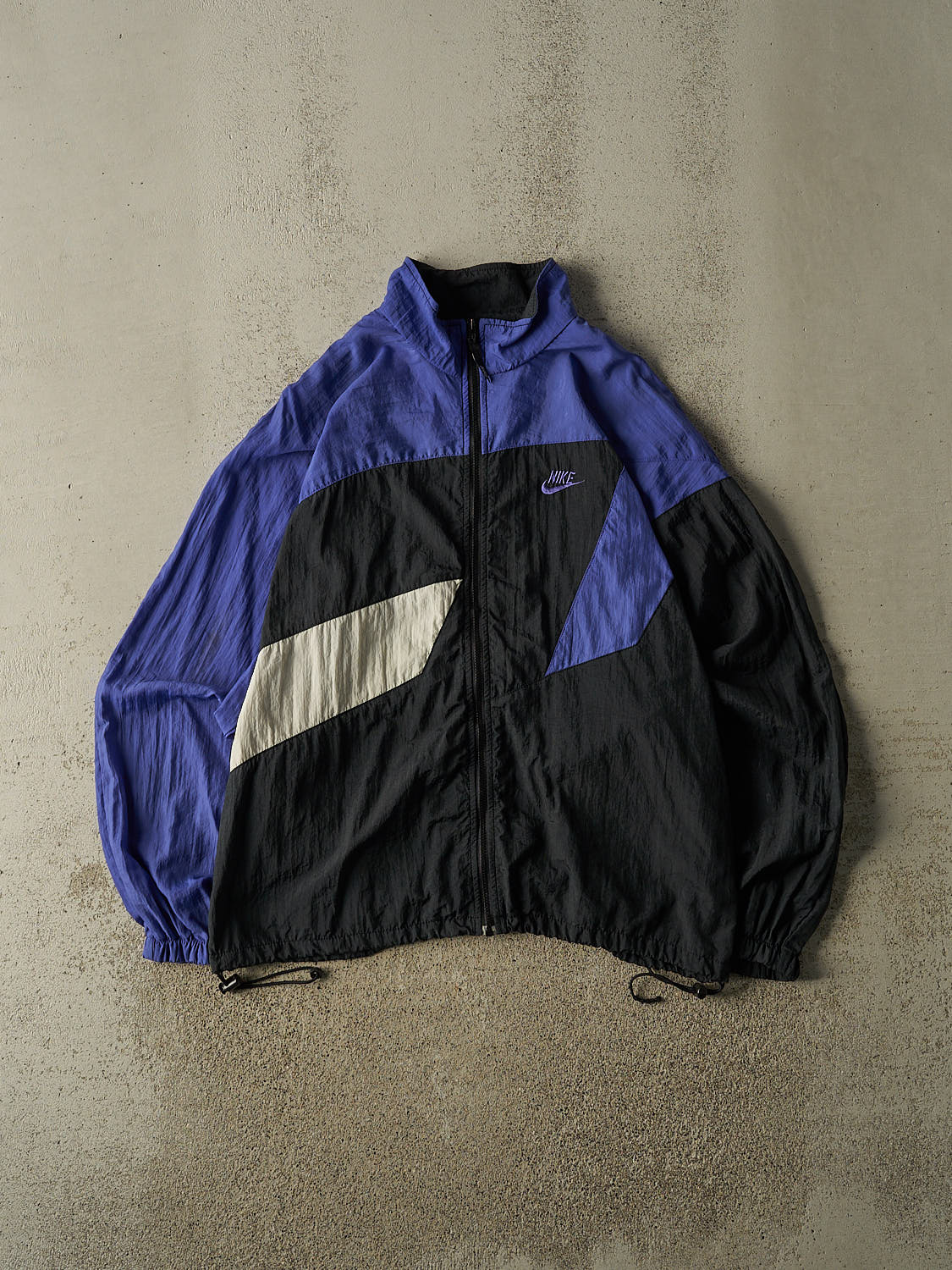 Vintage 90s Blue Nike Windbreaker Jacket (XL)