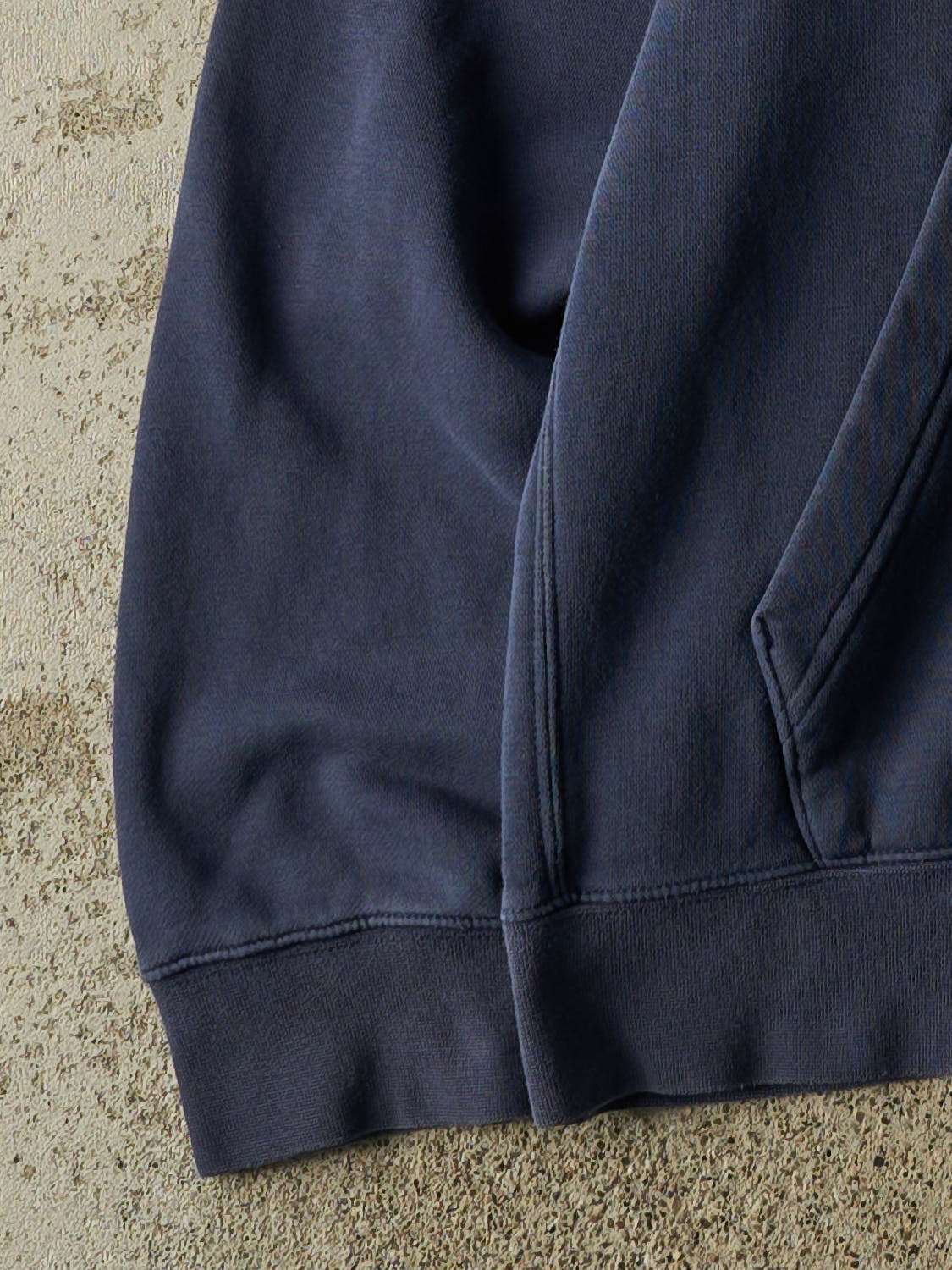 Vintage Y2K Faded Navy Nike Embroidered Hoodie (M/L)