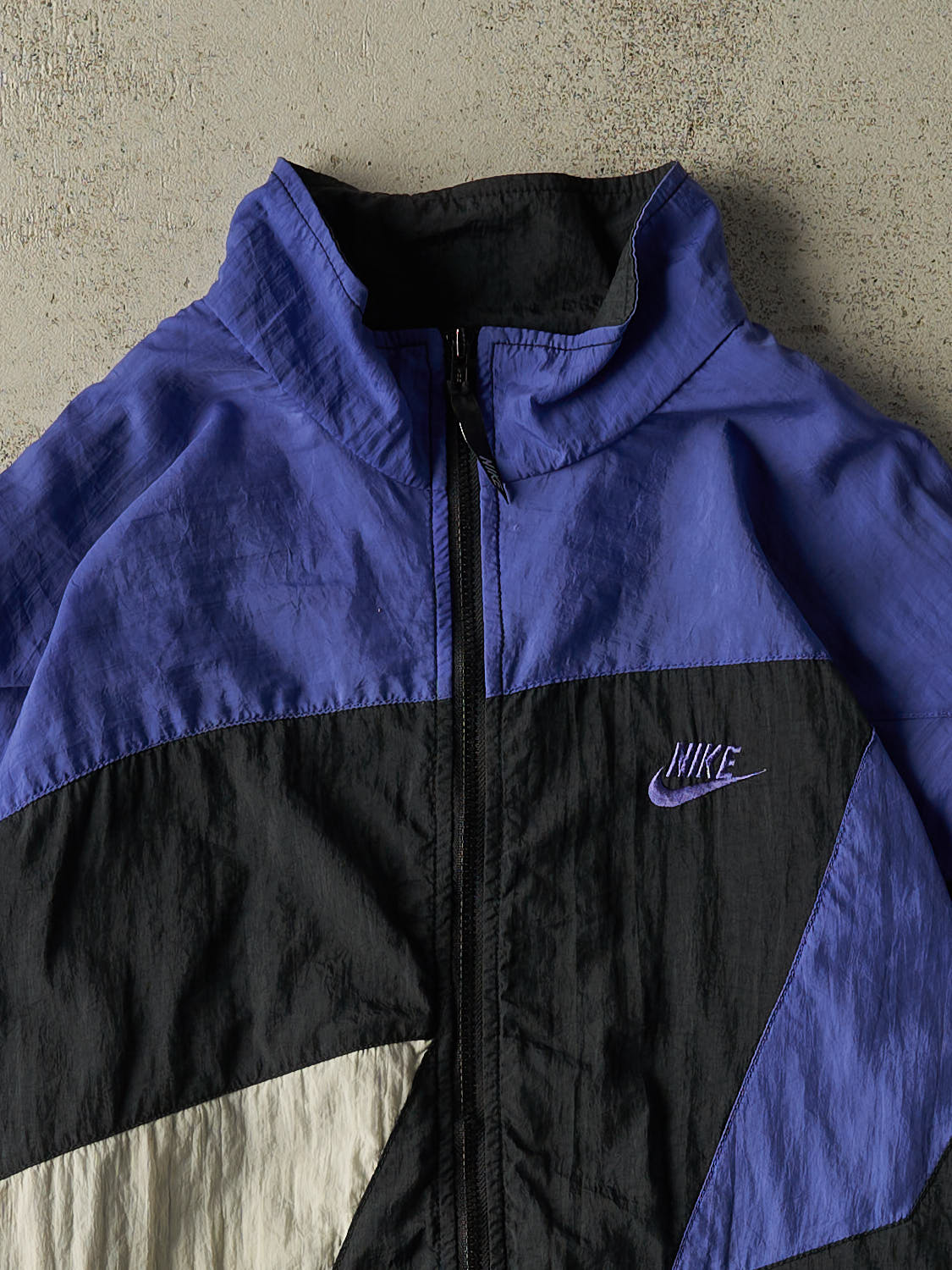 Vintage 90s Blue Nike Windbreaker Jacket (XL)