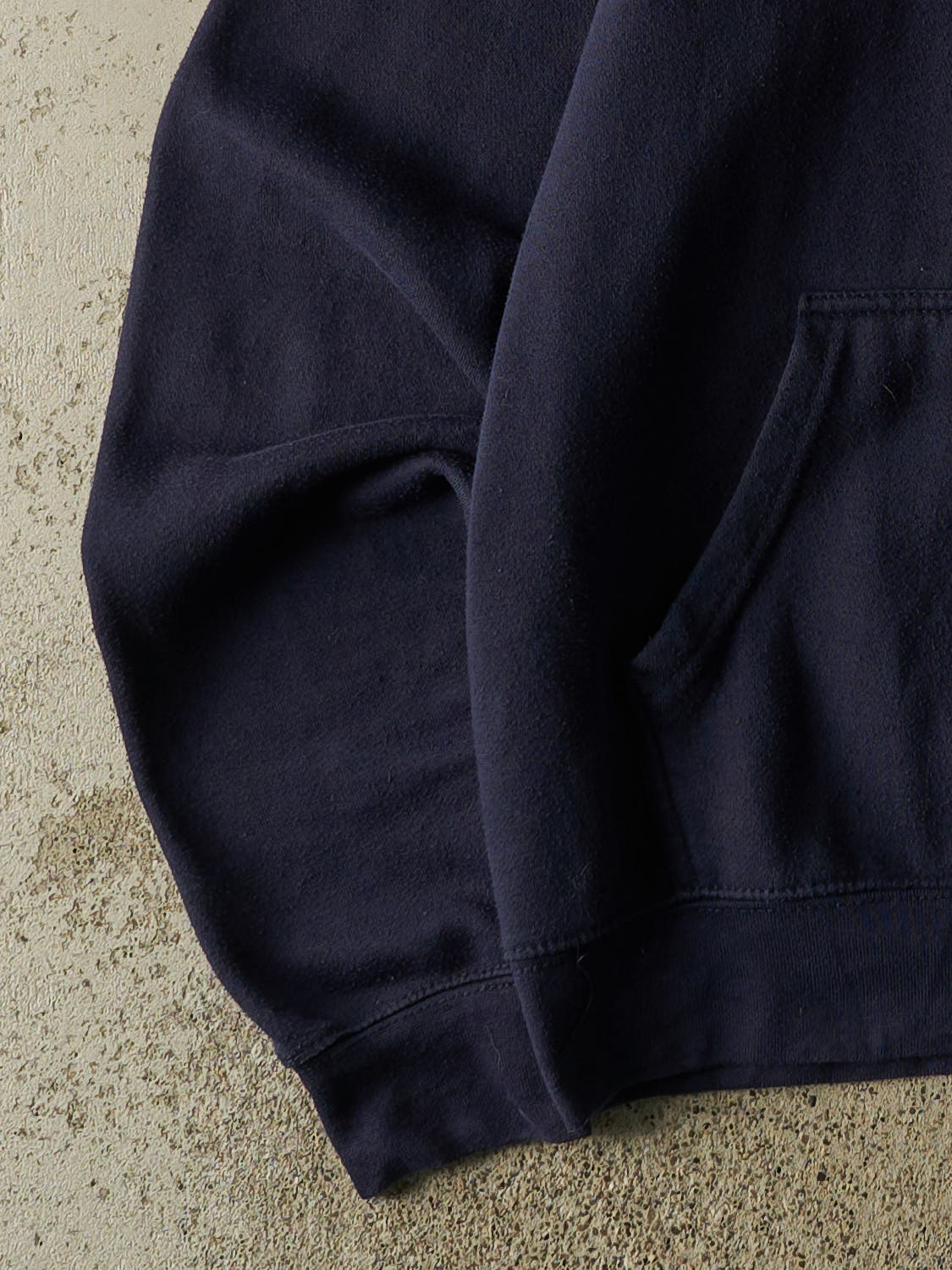 Vintage Y2K Navy Blue Scotland Embroidered Hoodie (L)