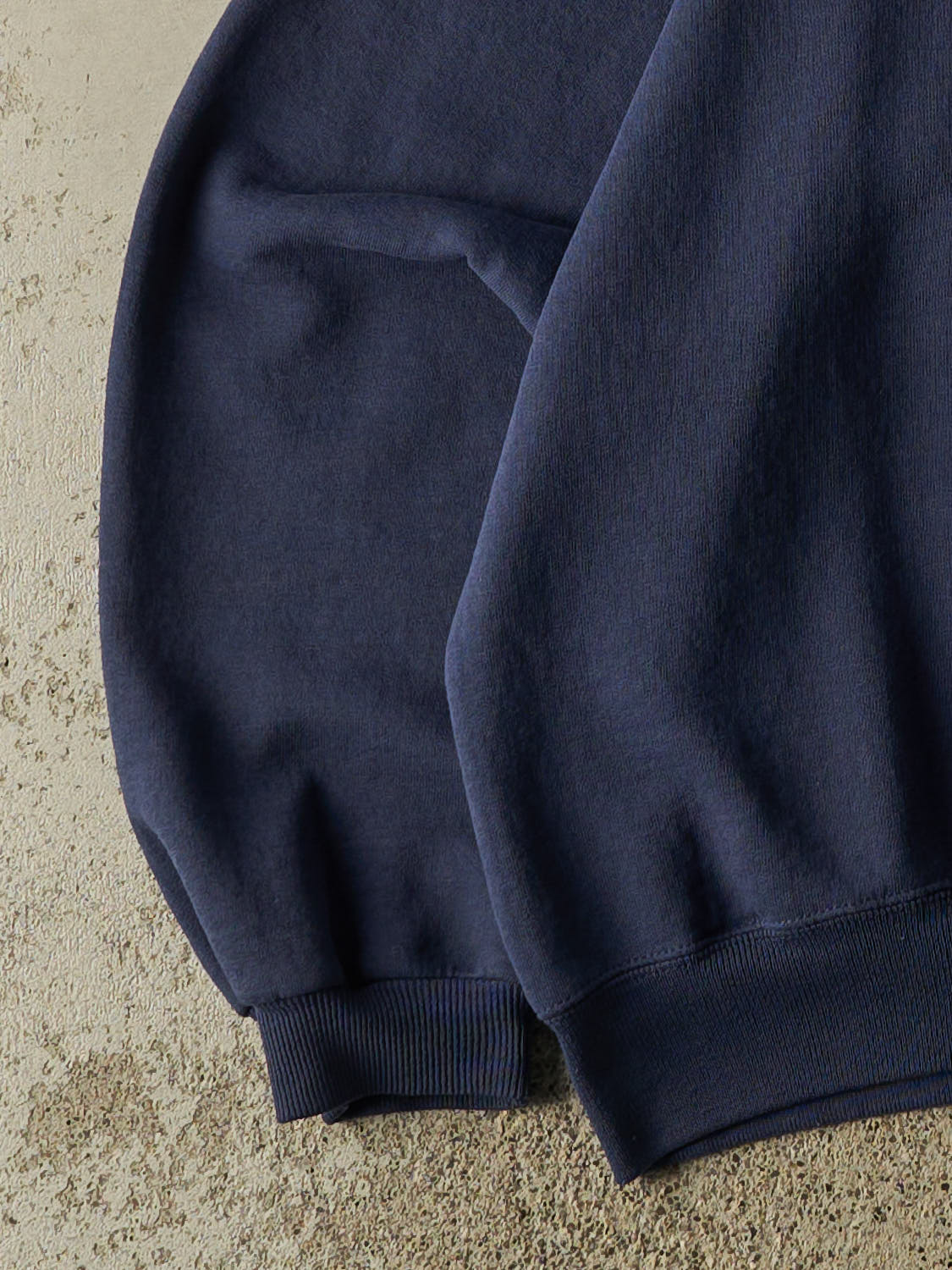 Vintage 90s Navy Blue Blank Crewneck (L)