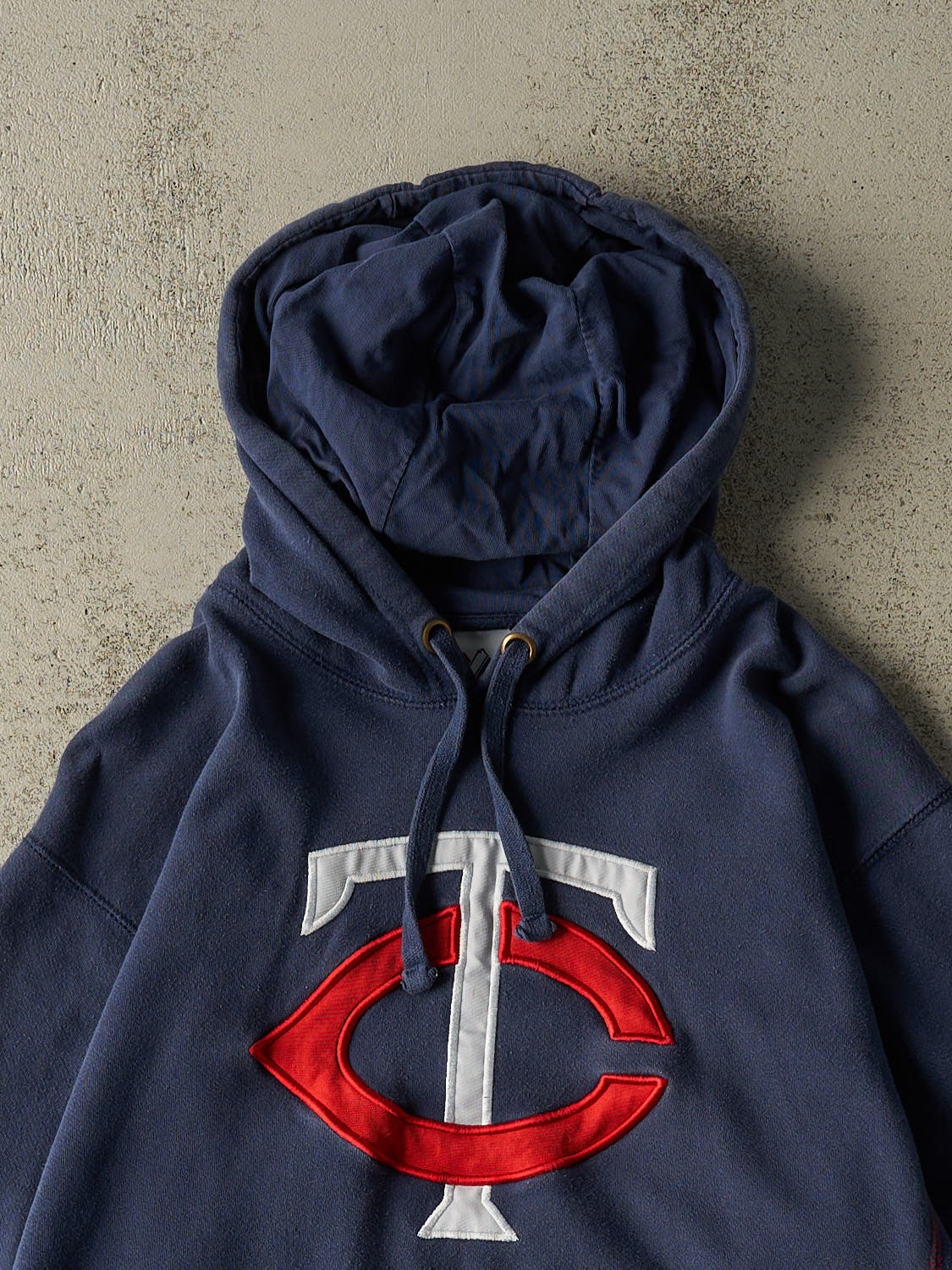 Vintage Y2K Navy Blue Minnesota Twins Embroidered Hoodie (M/L)