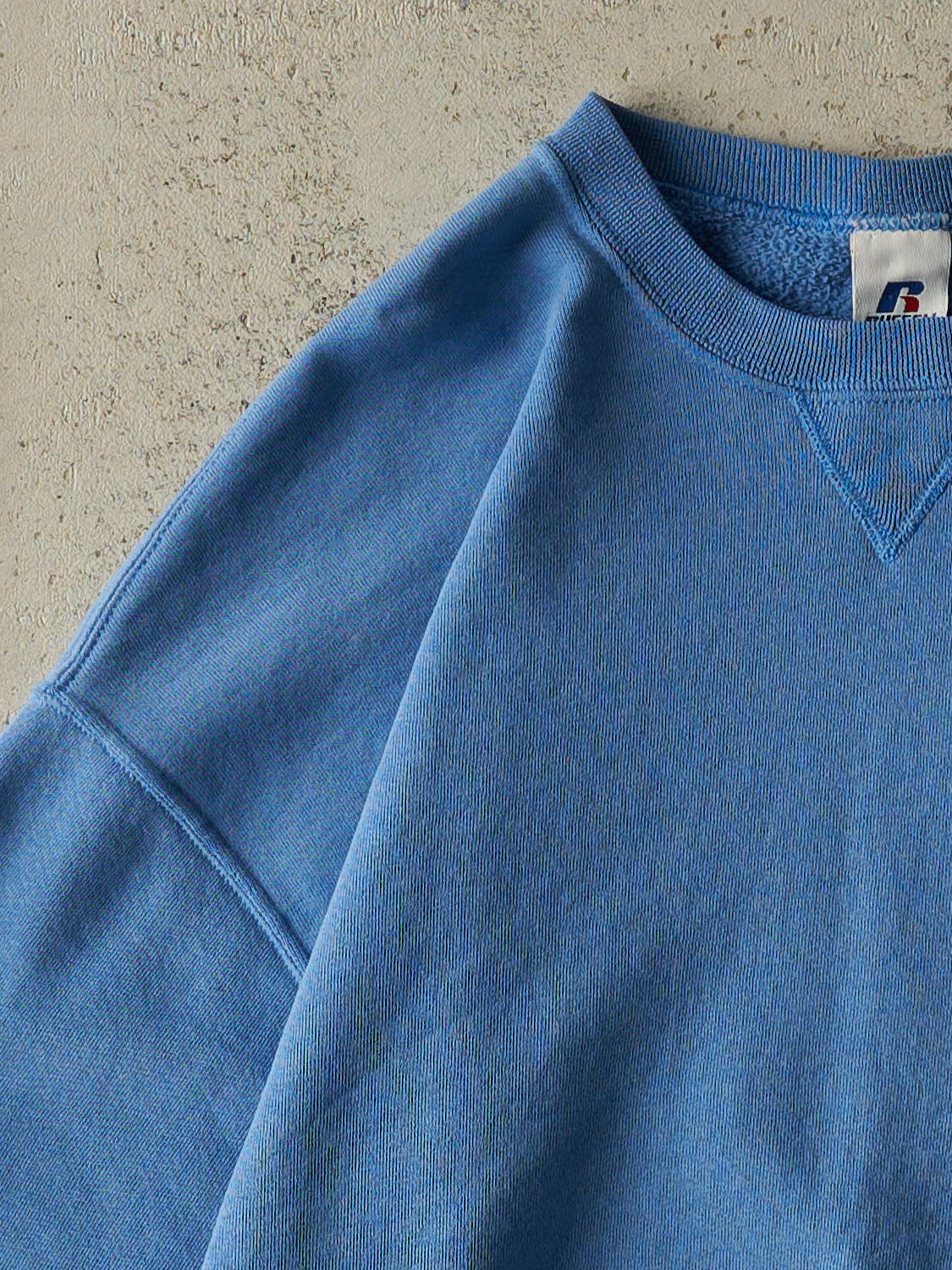 Vintage Y2K Blue Russell Athletic Blank Crewneck (L/XL)