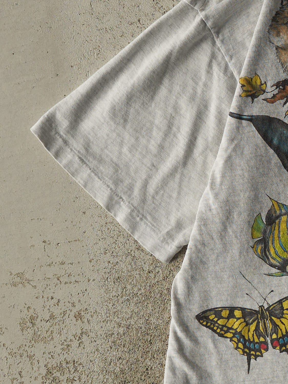 Vintage 95' Heather Grey Earth Day Single Stitch Tee (M/L)