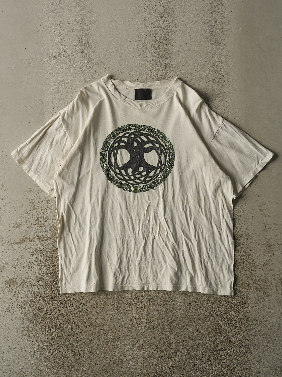 Vintage 94' White "Tree of Life" Tee (L/XL)