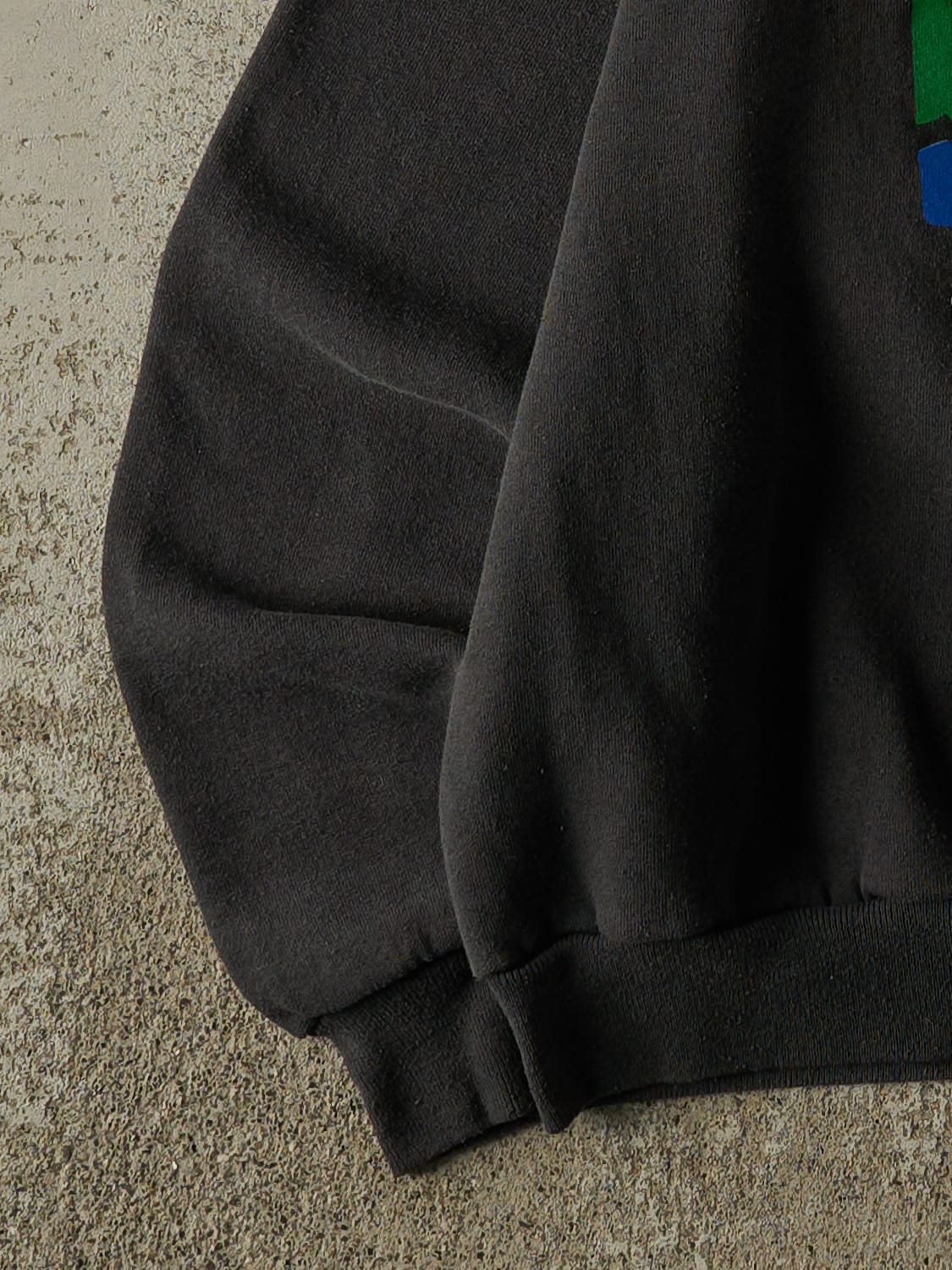 Vintage 90s Faded Black Environment & Energy Crewneck (M/L)