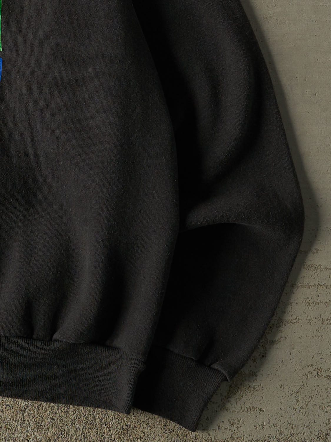 Vintage 90s Faded Black Environment & Energy Crewneck (M/L)
