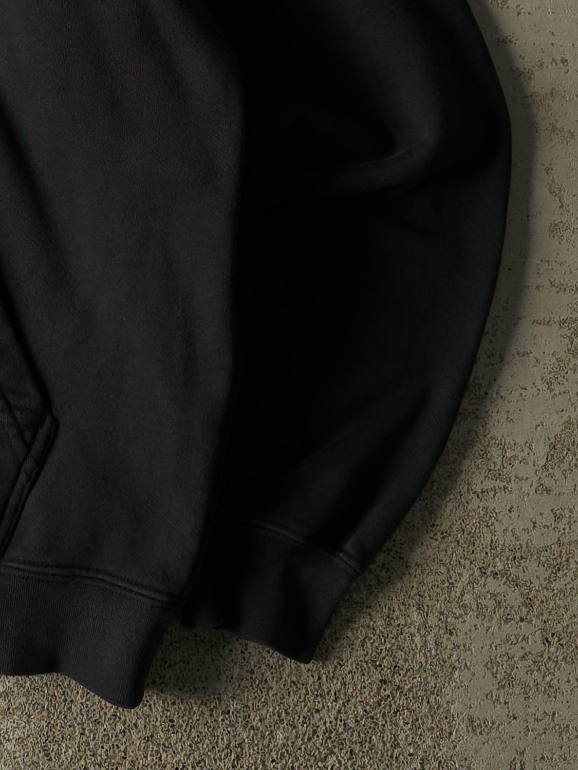 Vintage Y2K Black Adidas Embroidered Hoodie (M/L)