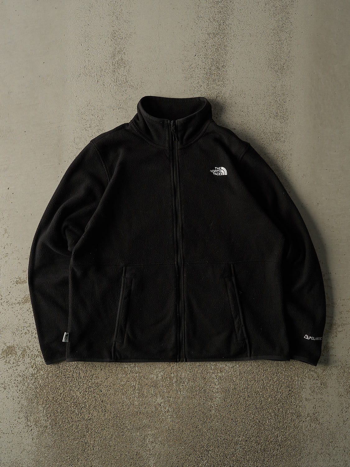 Vintage Y2K Black North Face Zip Up Fleece (M/L)