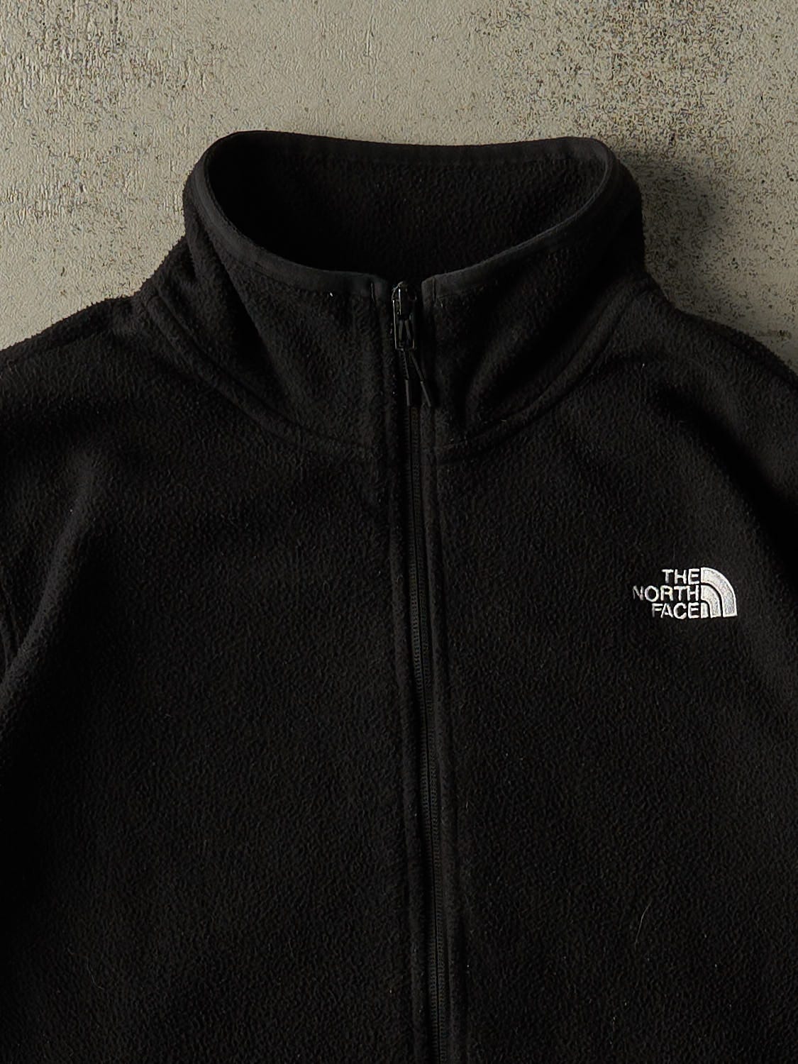 Vintage Y2K Black North Face Zip Up Fleece (M/L)