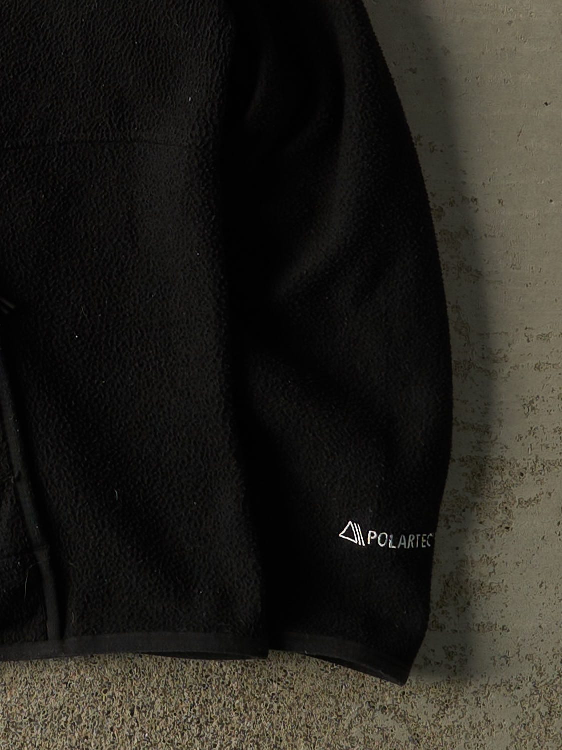 Vintage Y2K Black North Face Zip Up Fleece (M/L)
