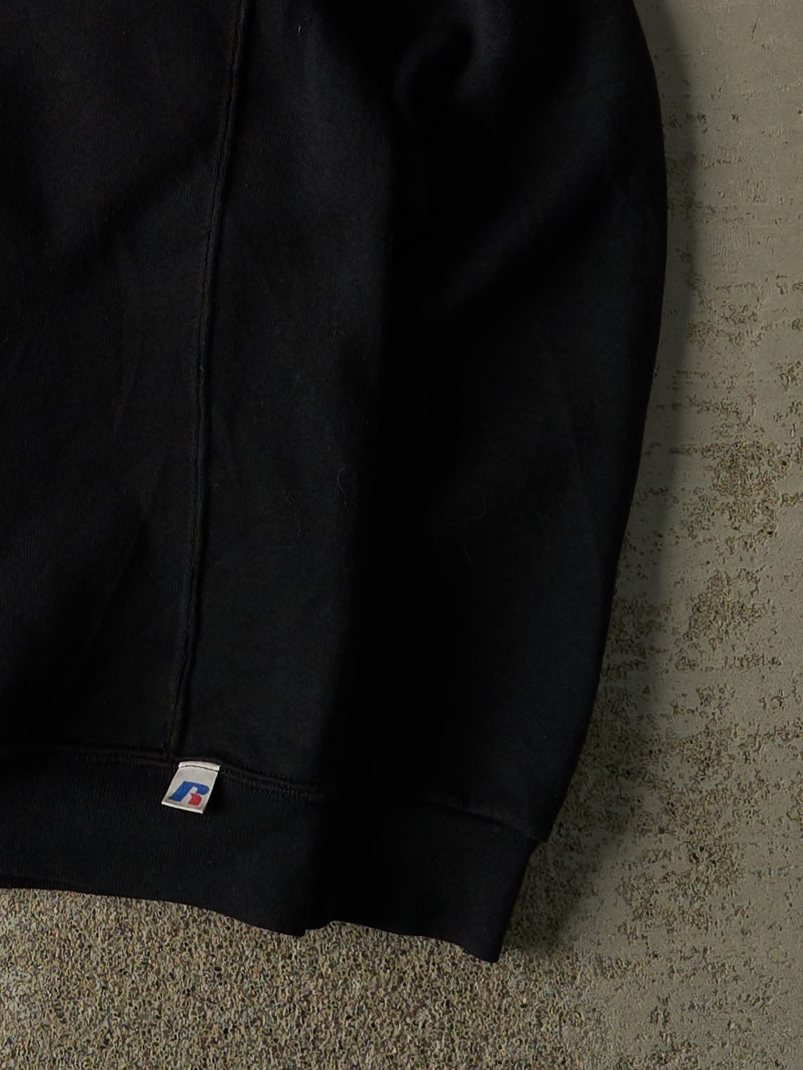 Vintage Y2K Black Russell Athletic Blank Crewneck (L/XL)