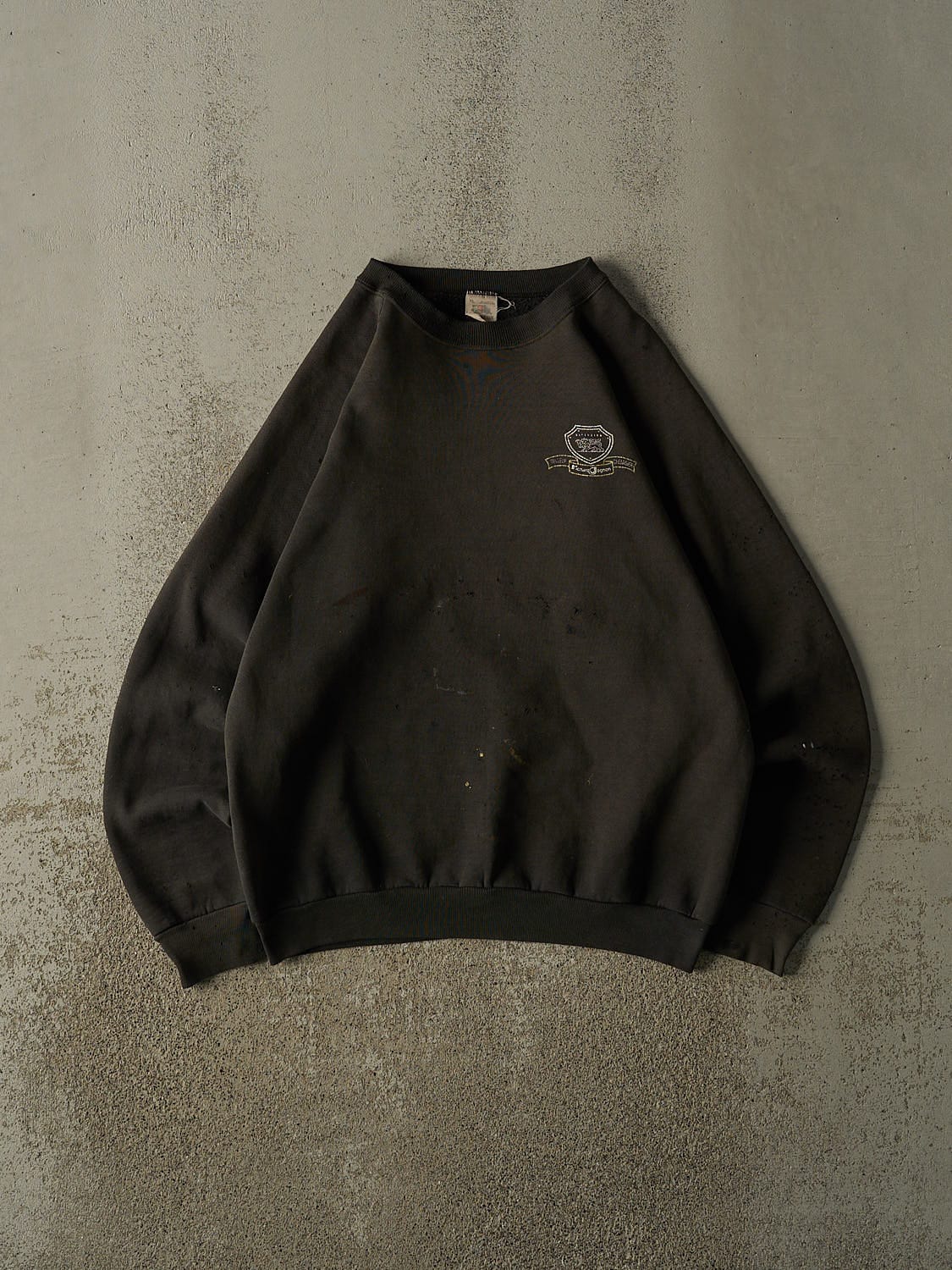 Vintage 80s Faded Black Richard Gagnon Crewneck (M/L)