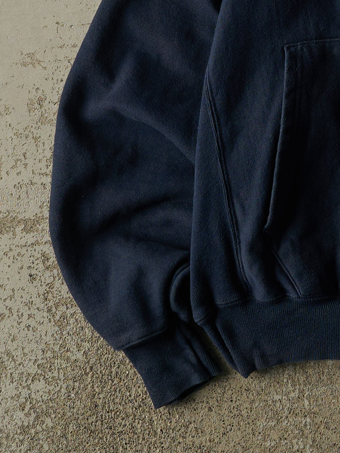 Vintage Y2K Navy Blue Champion Reverse Weave Thomas Titans Lacrosse Hoodie (S/M)