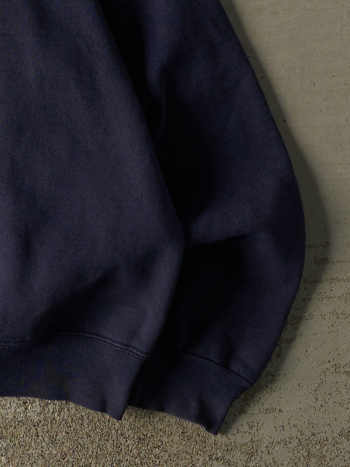 Vintage 80s Sun Faded Navy Maine Embroidered Crewneck (XL)