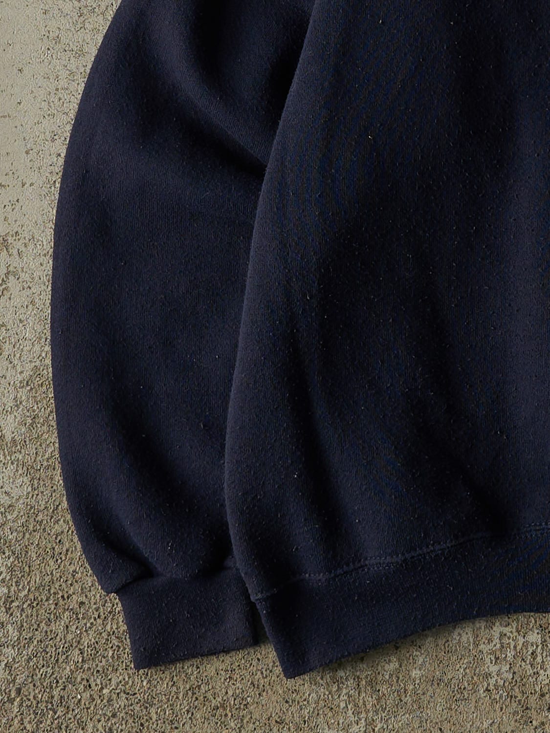 Vintage 90s Navy Blue Discus Athletic Blank Crewneck (S/M)