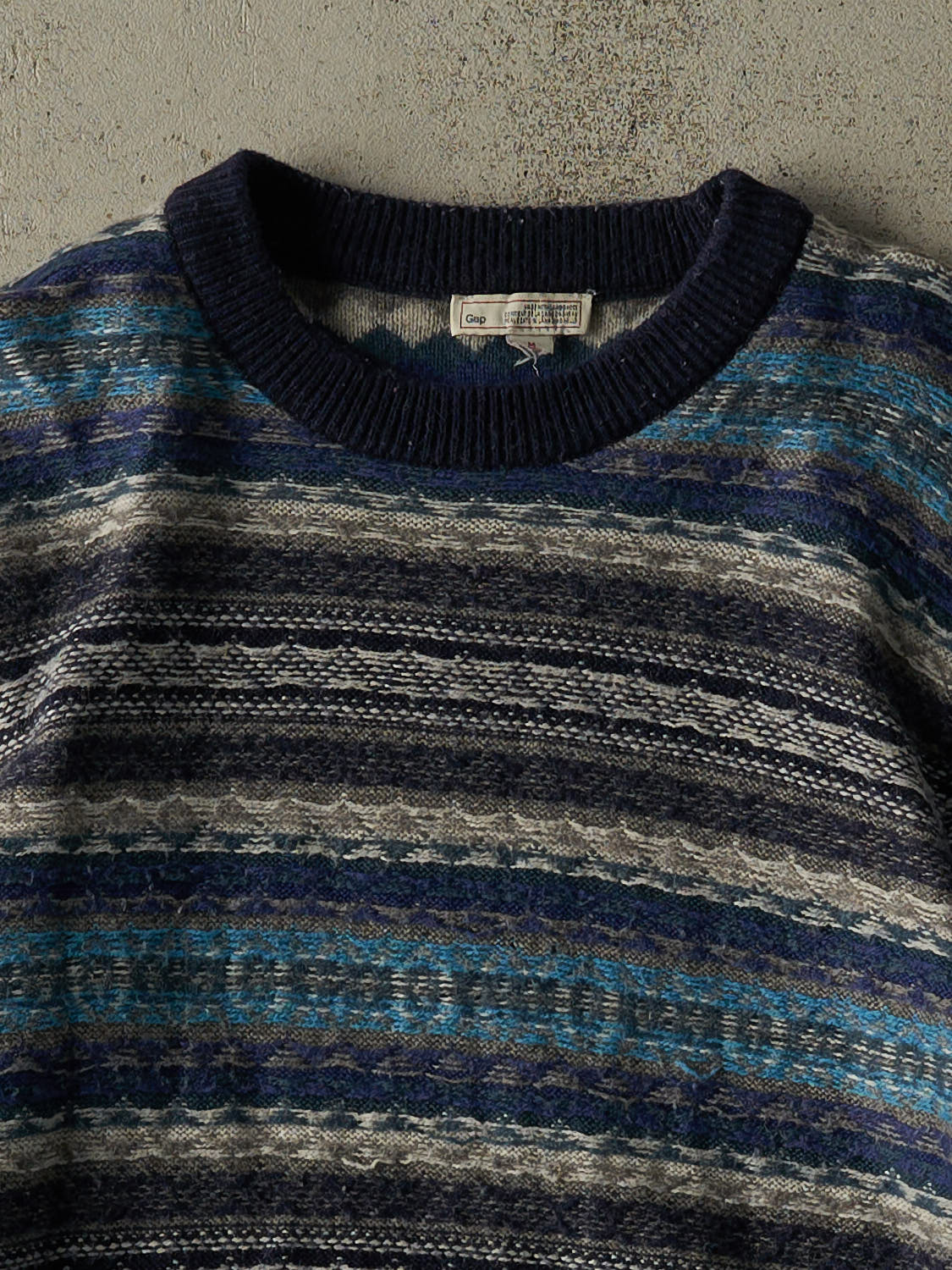 Vintage 80s Blue Gap Knit (S/M)