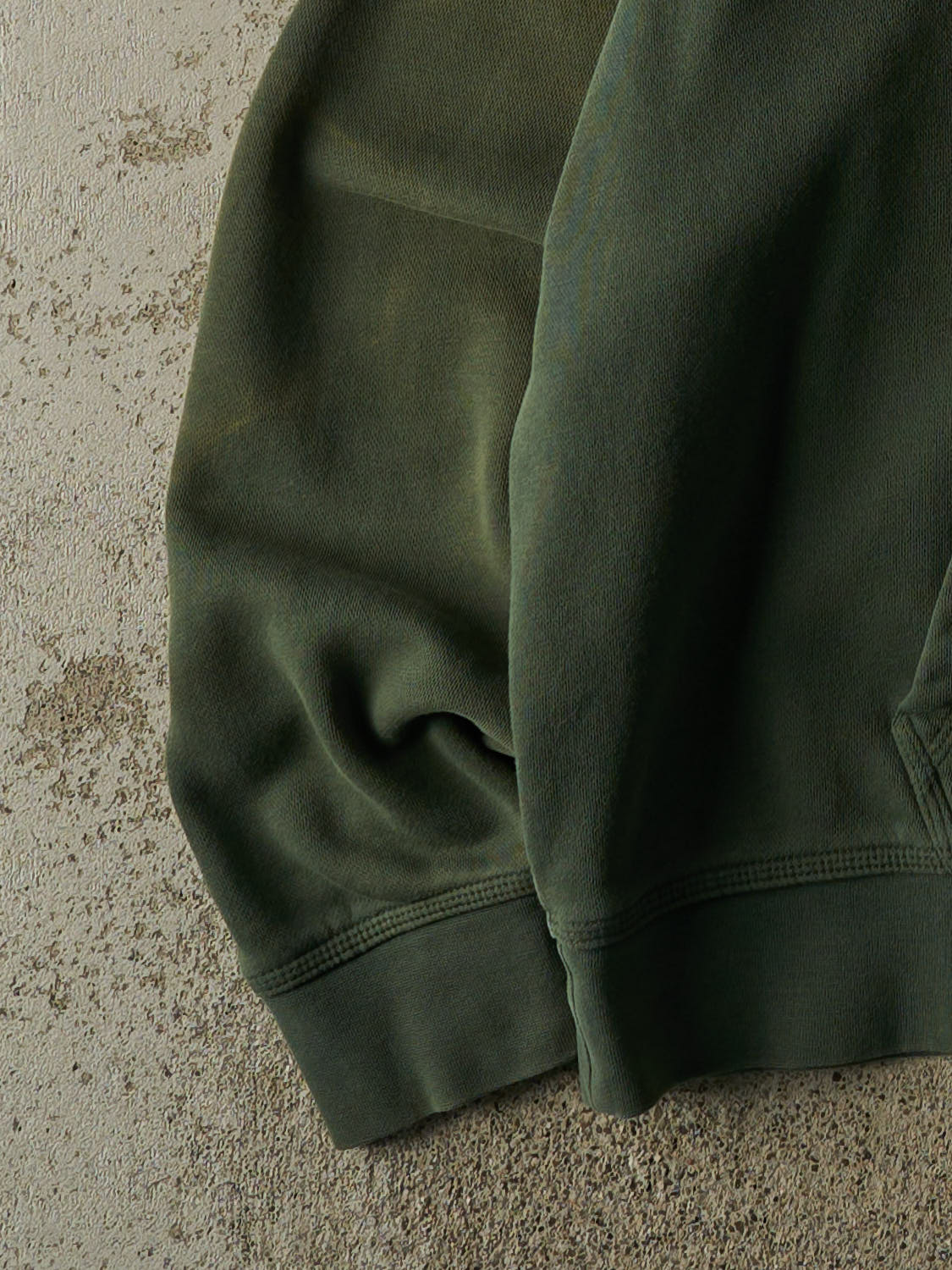 Vintage Y2K Sun Faded Green Nike Embroidered Zip Up Hoodie (XL)