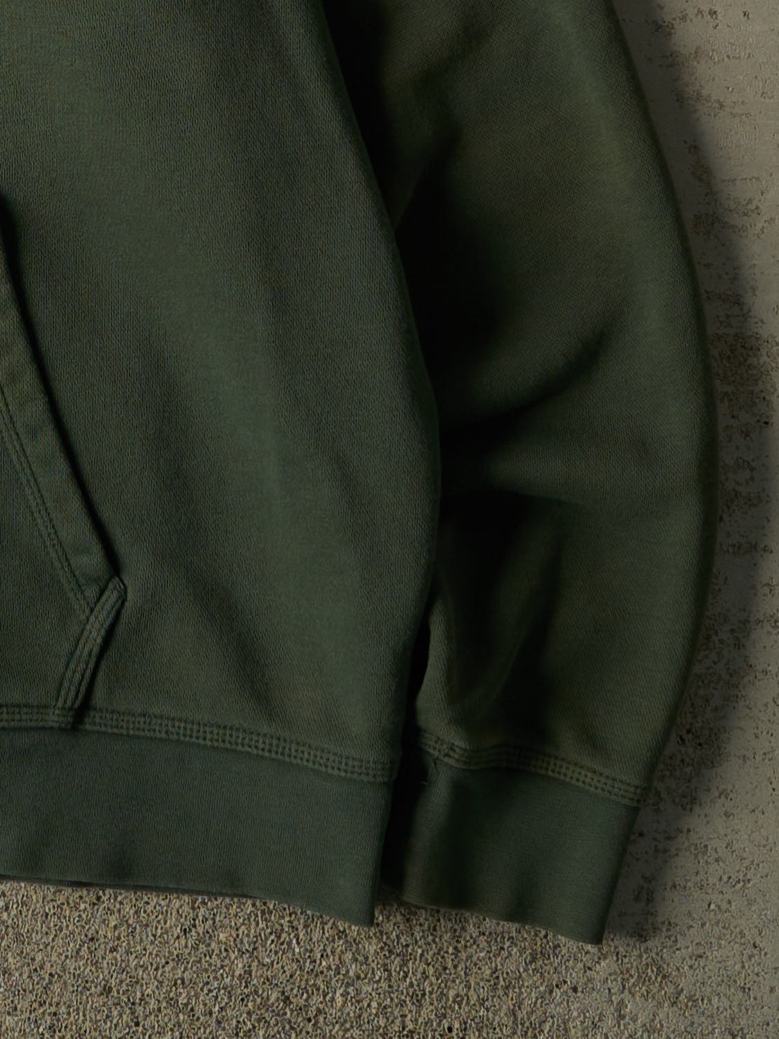 Vintage Y2K Sun Faded Green Nike Embroidered Zip Up Hoodie (XL)