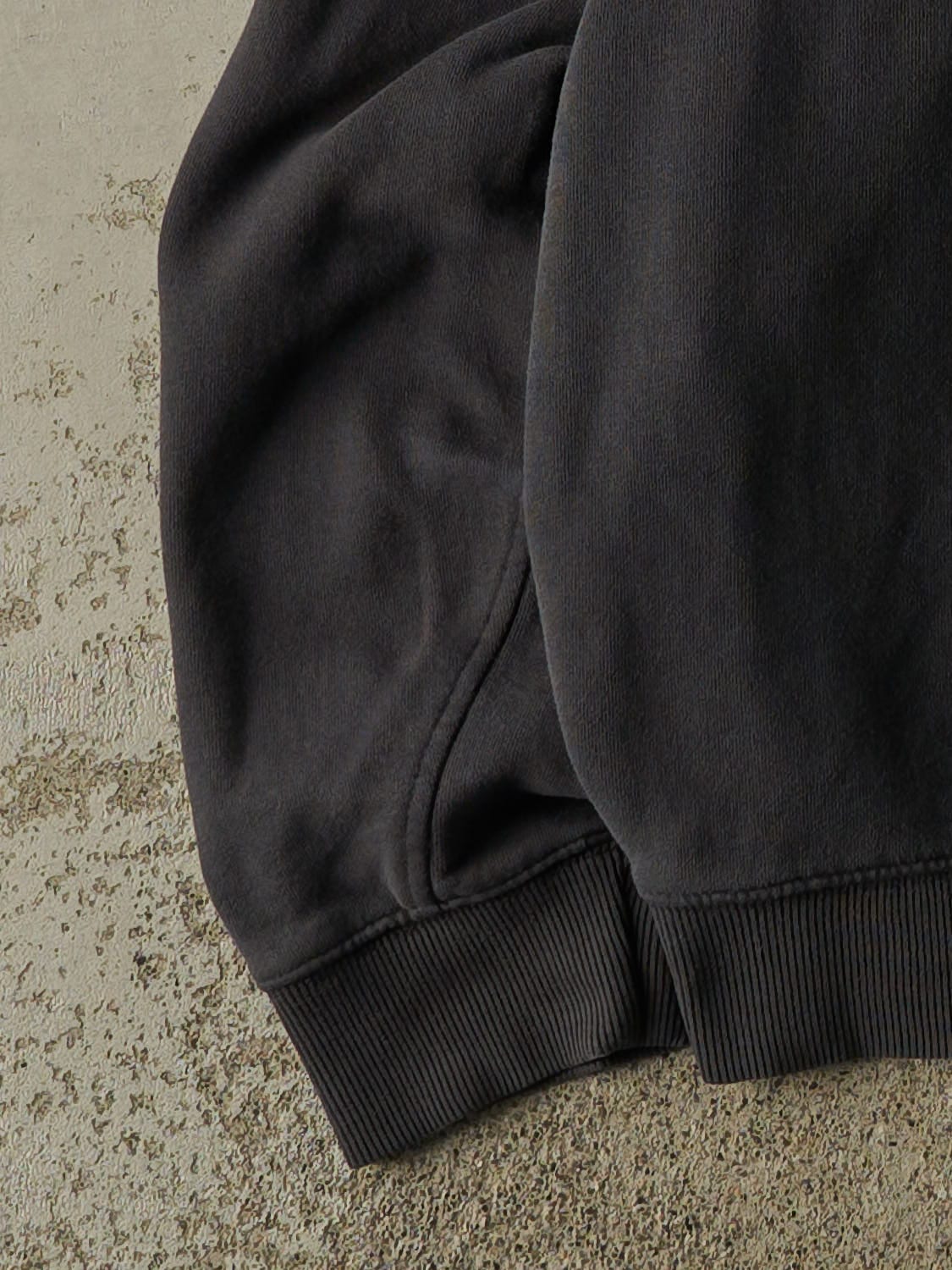 Vintage Y2K Charcoal Grey Roots Embroidered Crewneck (L/XL)