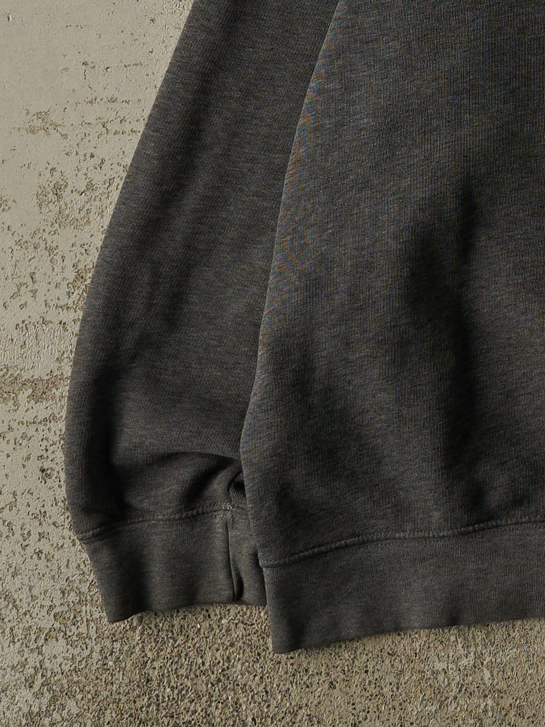 Vintage Y2K Charcoal Grey Nike Swoosh Crewneck (L/XL)