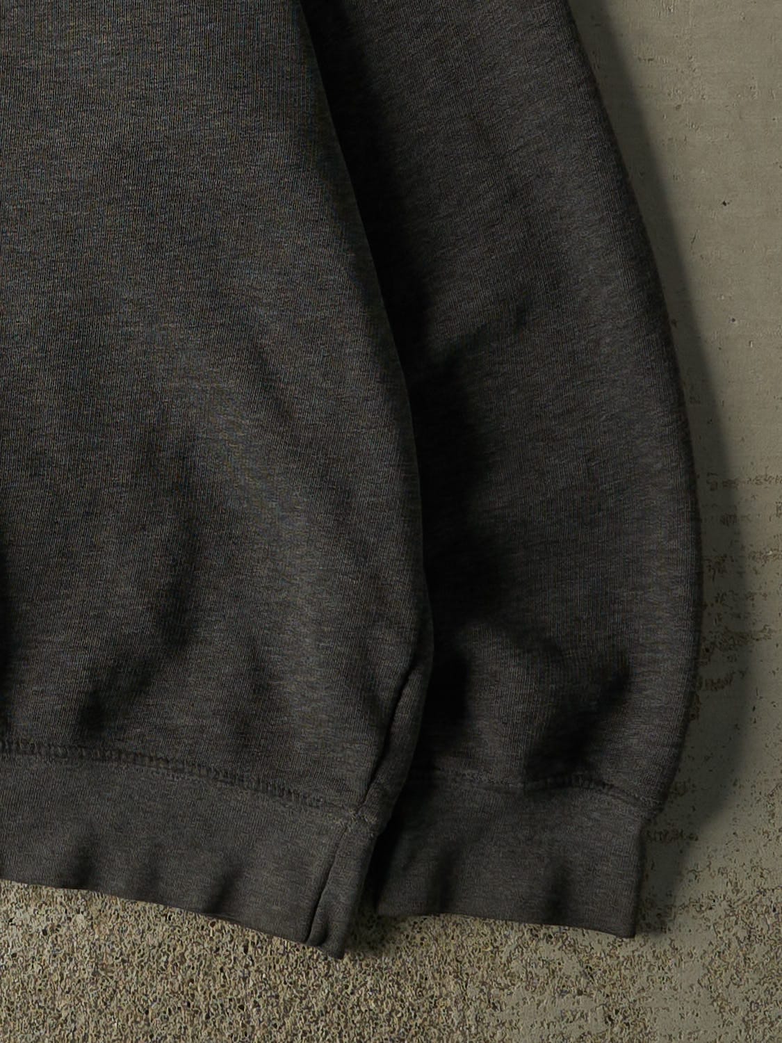Vintage Y2K Charcoal Grey Nike Swoosh Crewneck (L/XL)