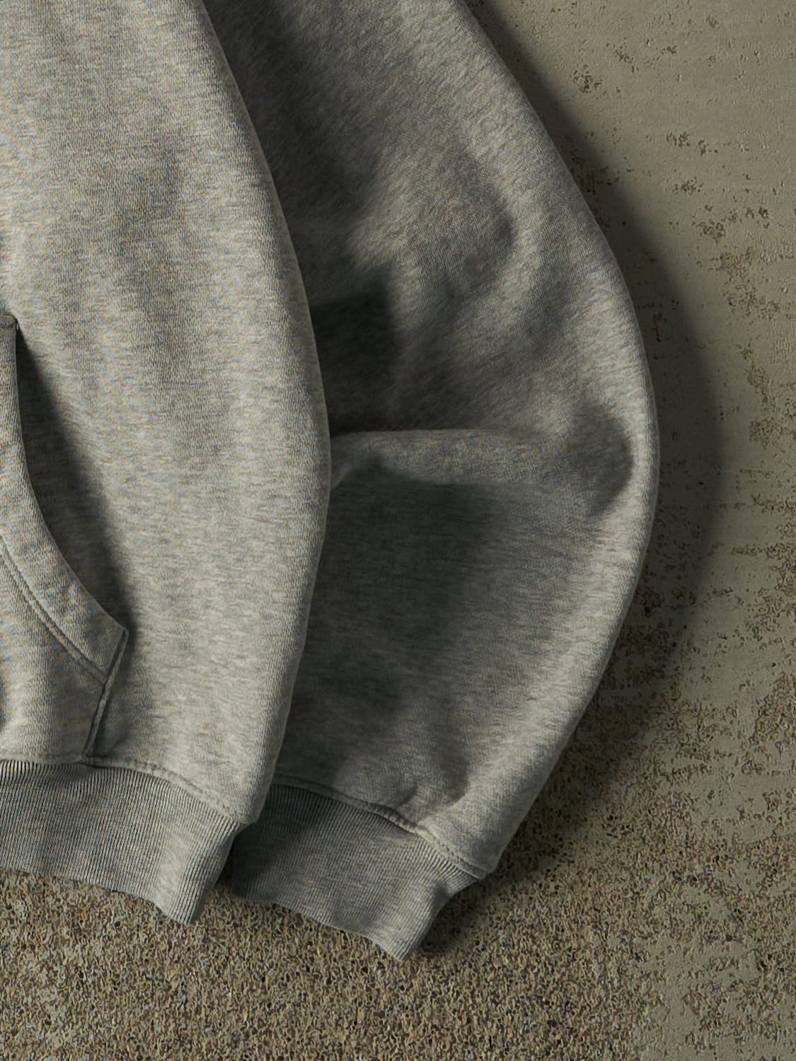 Vintage Y2K Heather Grey Gap Embroidered Hoodie (XS)