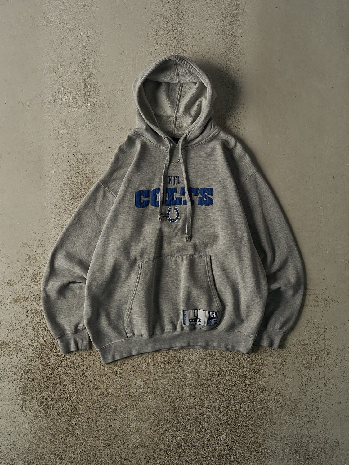Vintage Y2K Grey Indianapolis Colts Hoodie (L)