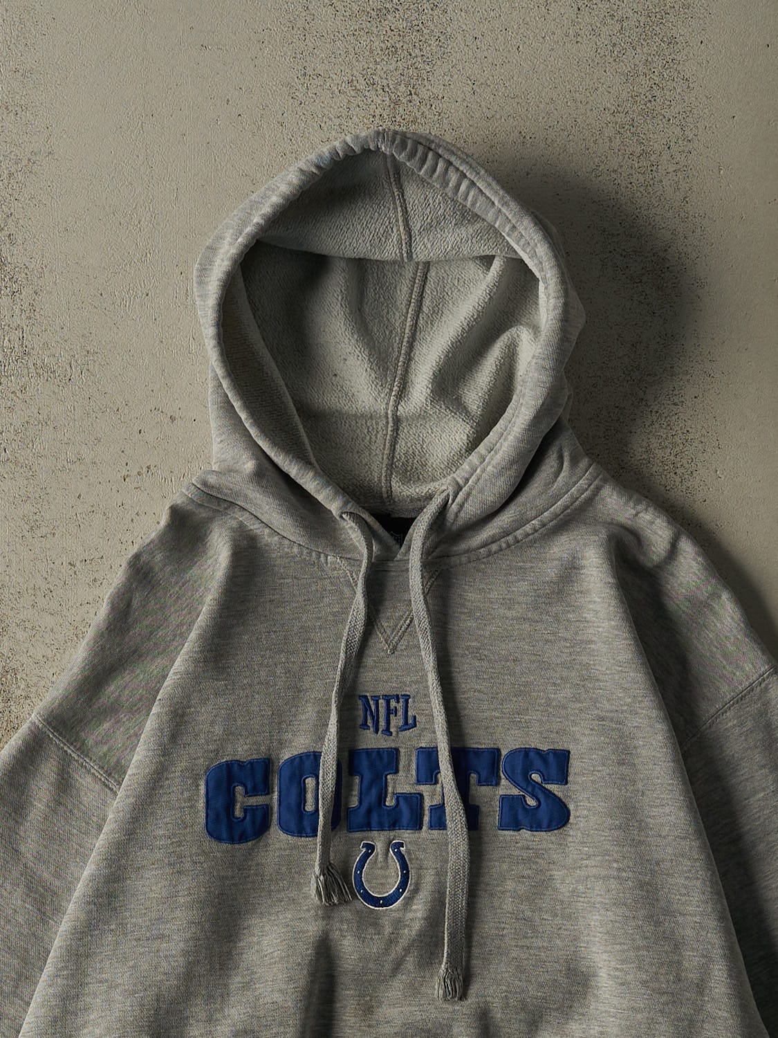 Vintage Y2K Grey Indianapolis Colts Hoodie (L)