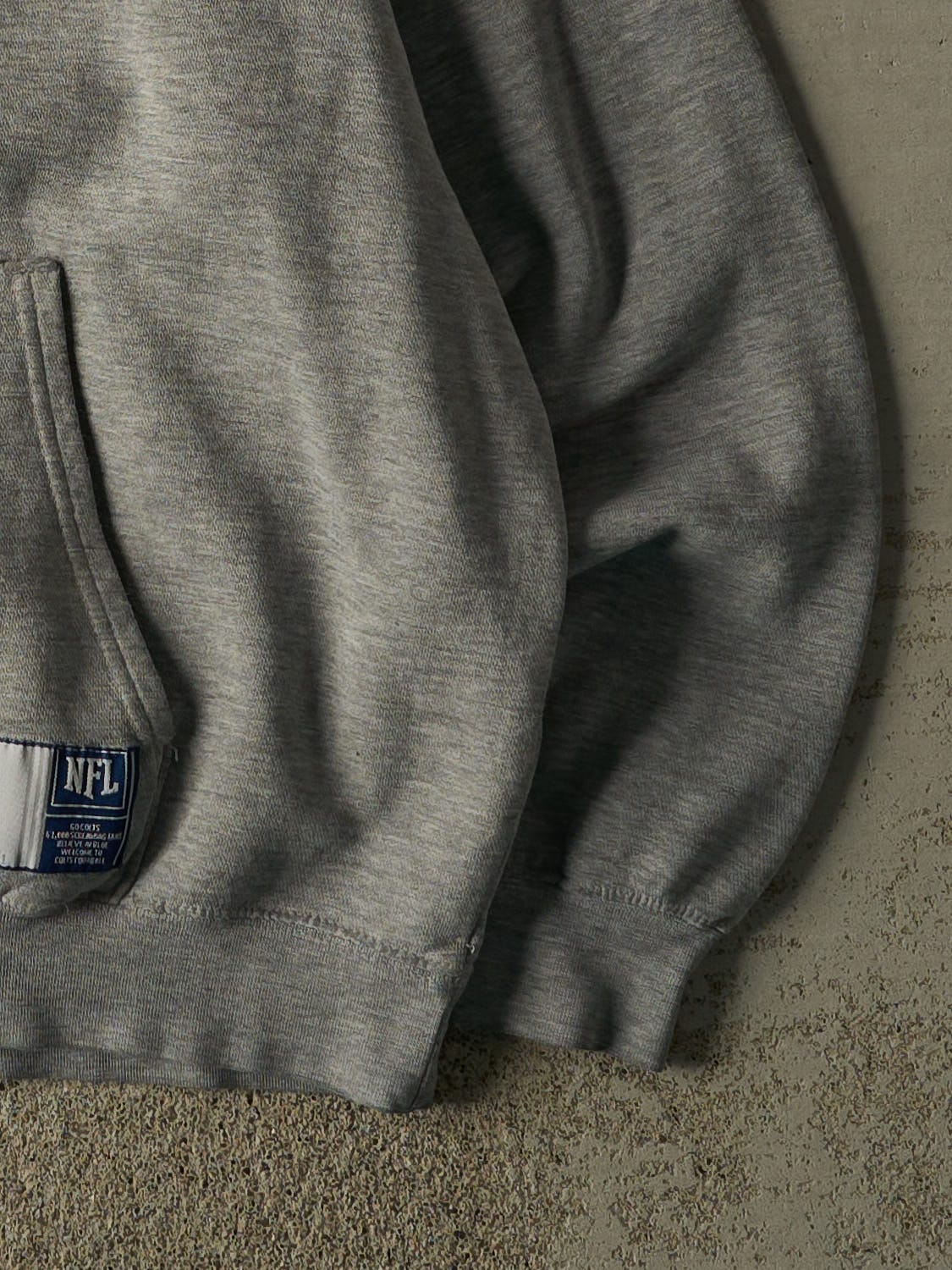 Vintage Y2K Grey Indianapolis Colts Hoodie (L)