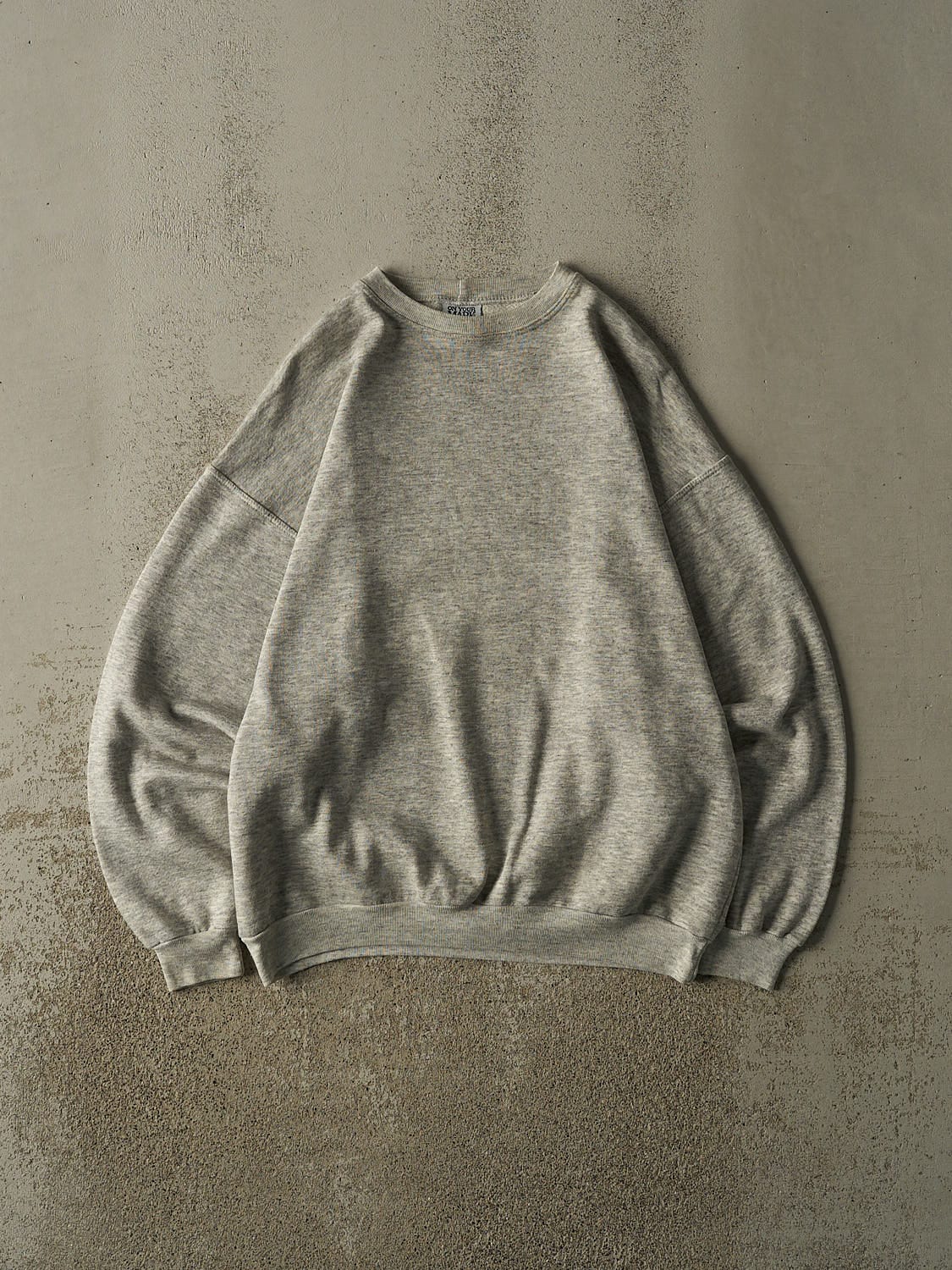 Vintage 90s Heather Grey Blank Crewneck (L/XL)