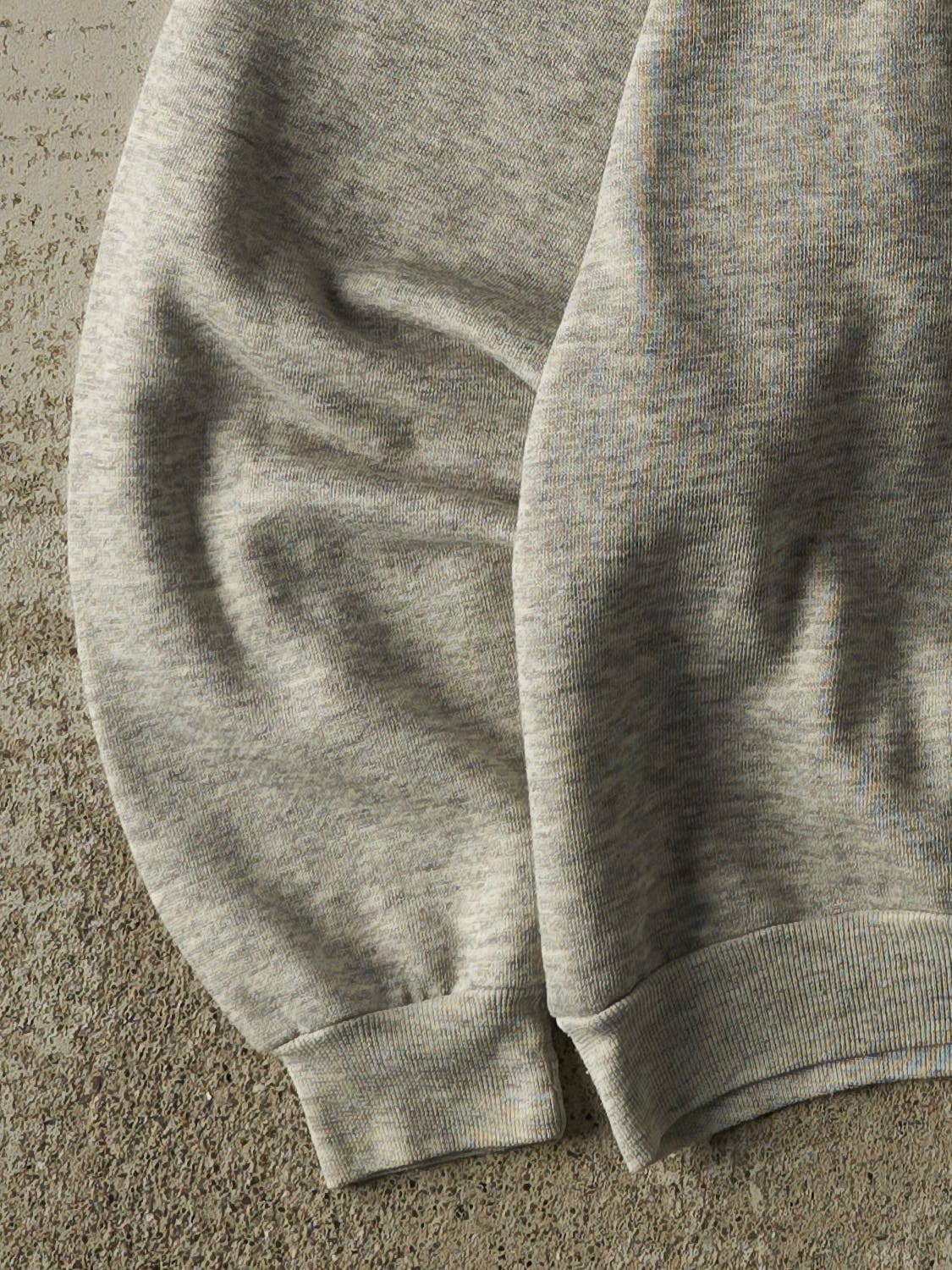 Vintage 90s Heather Grey Blank Crewneck (L/XL)