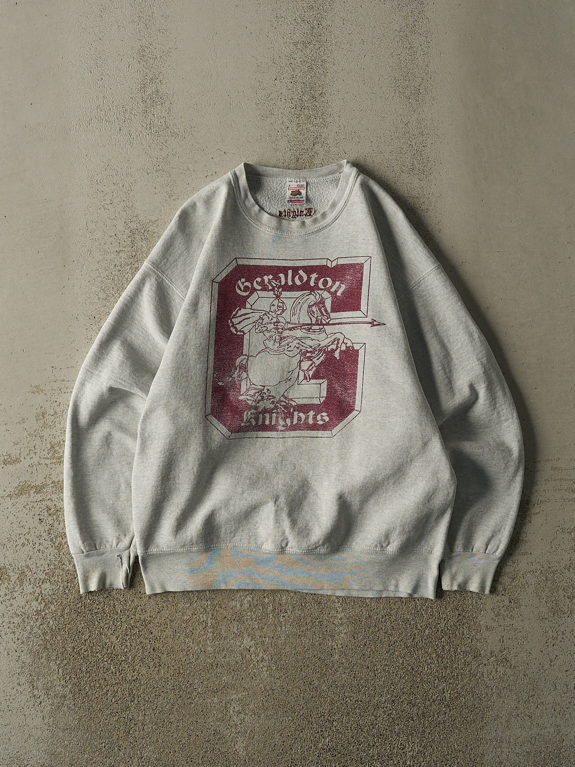 Vintage 80s Grey Geraldton Knights Crewneck (M)