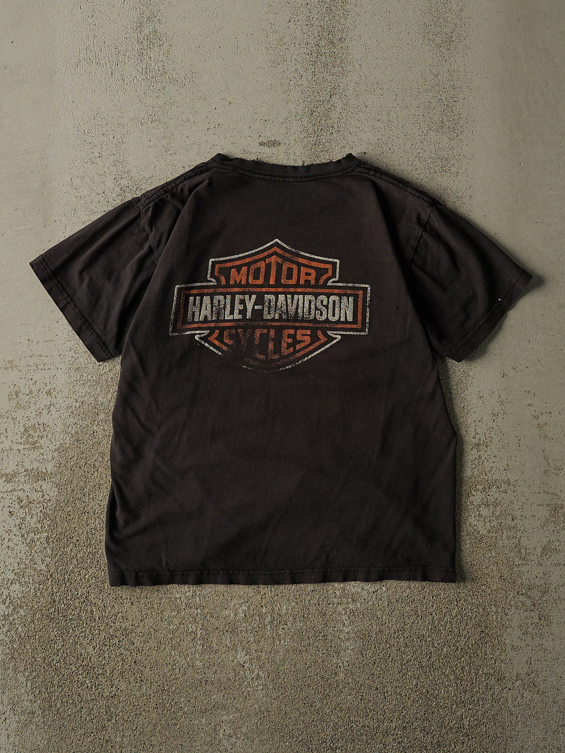 Vintage Y2K Faded Black Sons Of Anarchy Tee (S/M)