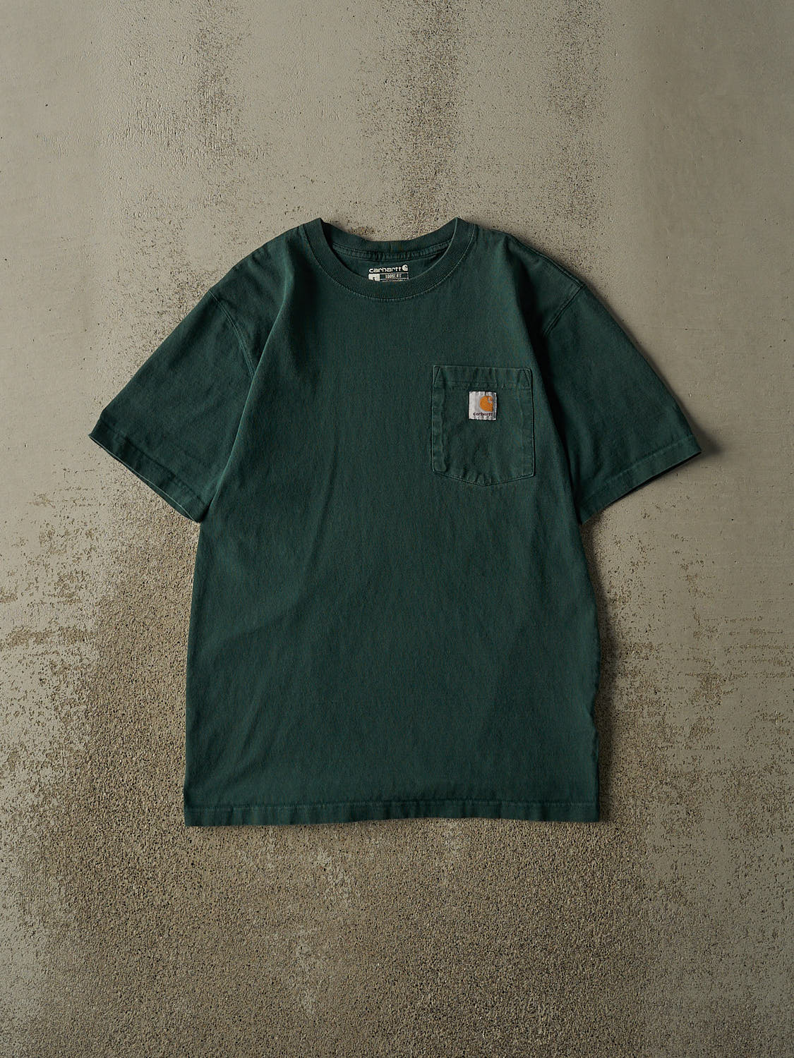 Vintage Y2K Green Carhartt Pocket Tee (S/M)