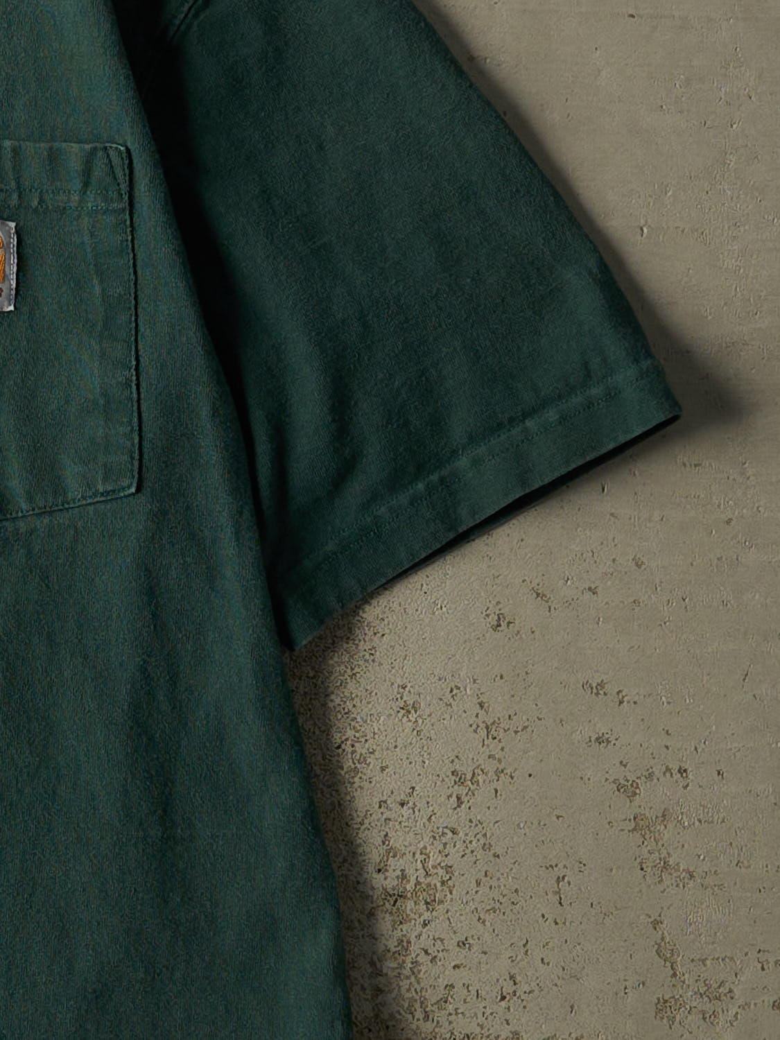 Vintage Y2K Green Carhartt Pocket Tee (S/M)