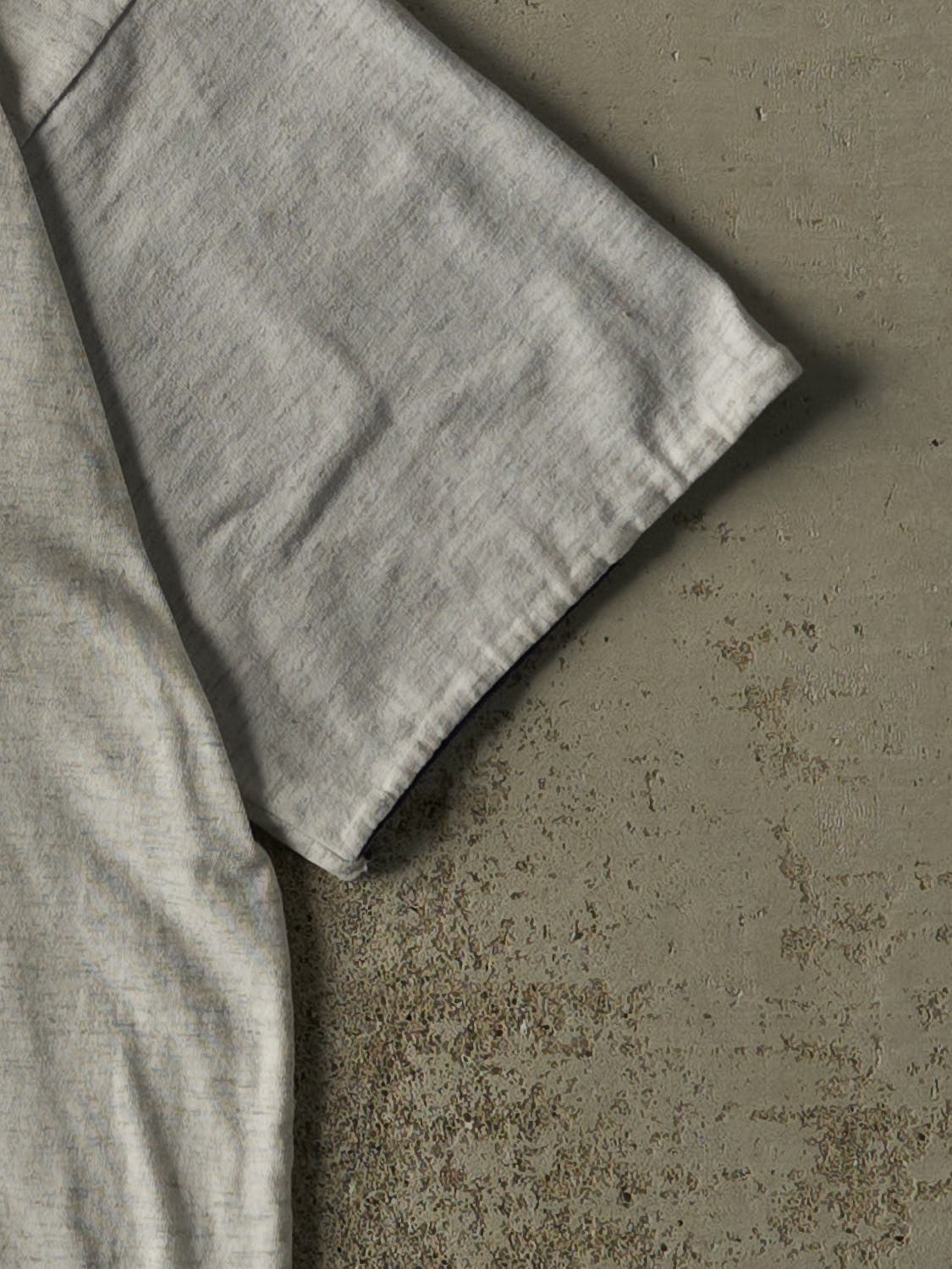 Vintage 90s Heather Grey Vancouver Sailing Double Neck Tee (S/M)