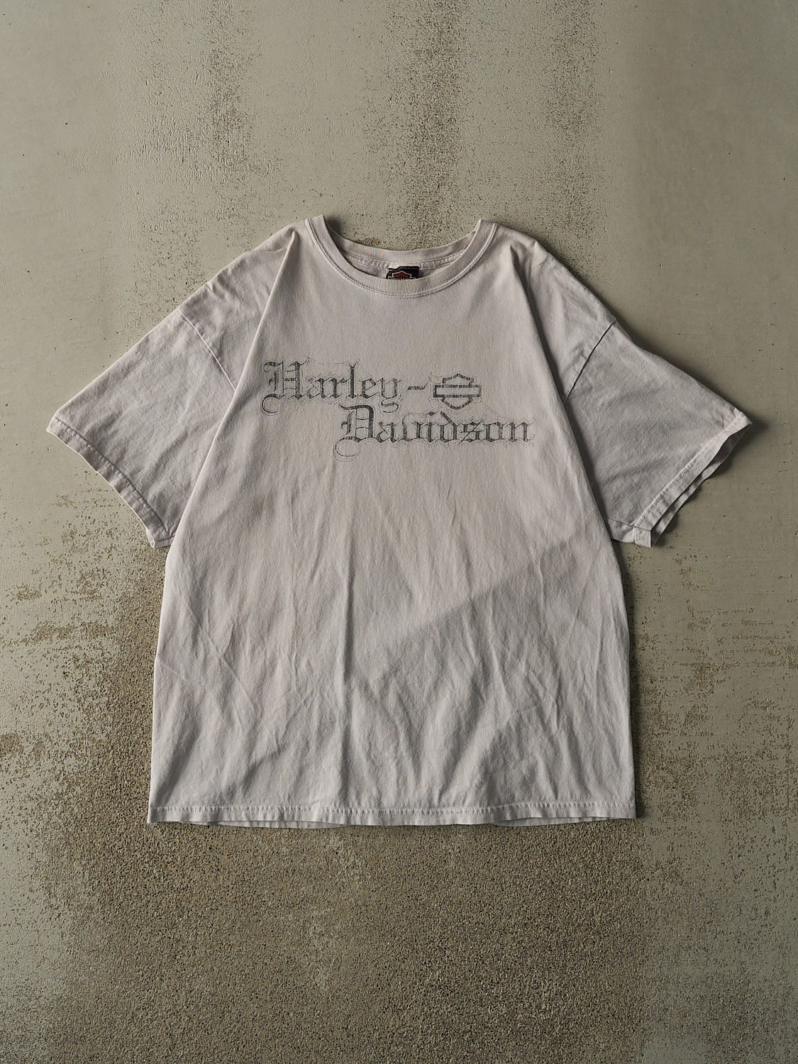 Vintage 07' Grey Harley Davidson Italy Tee (L/XL)