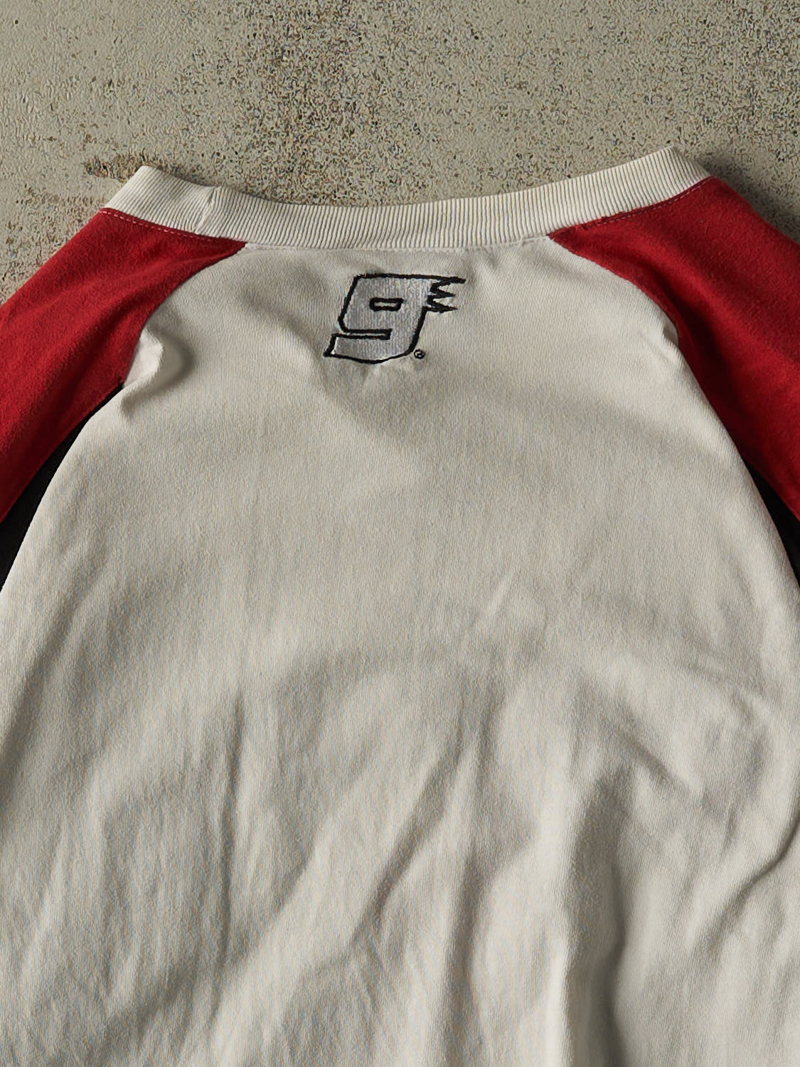 Vintage Y2K White Dodge Racing Long Sleeve (M/L)