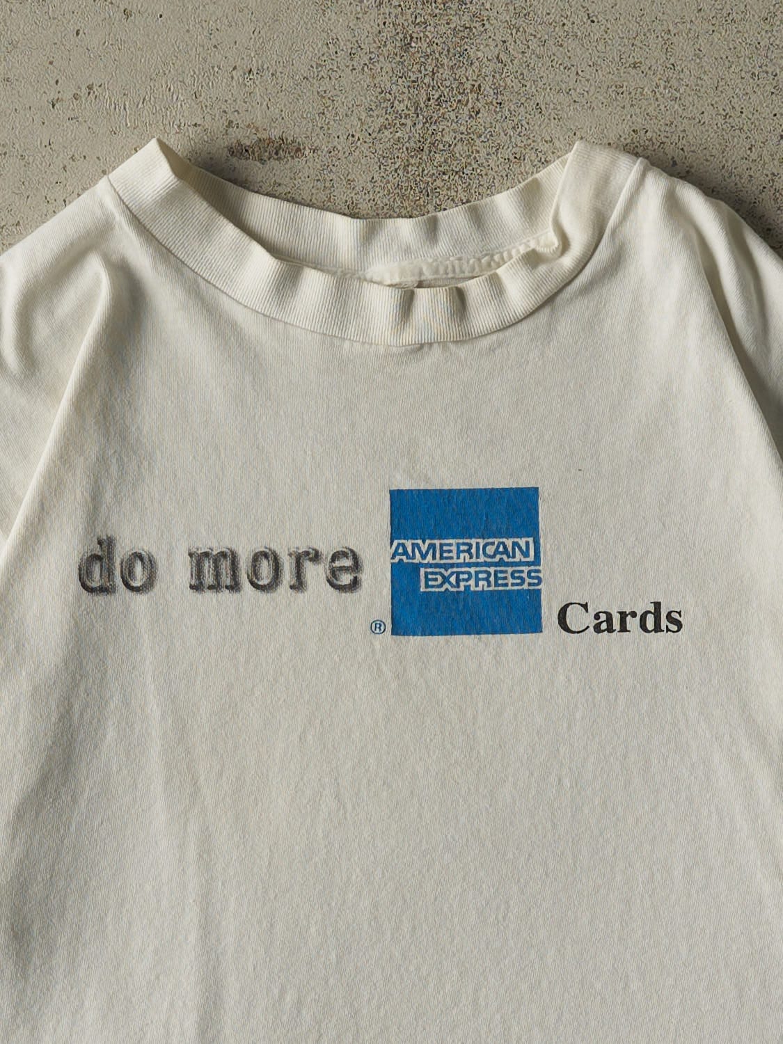 Vintage Y2K White American Express Tee (L)