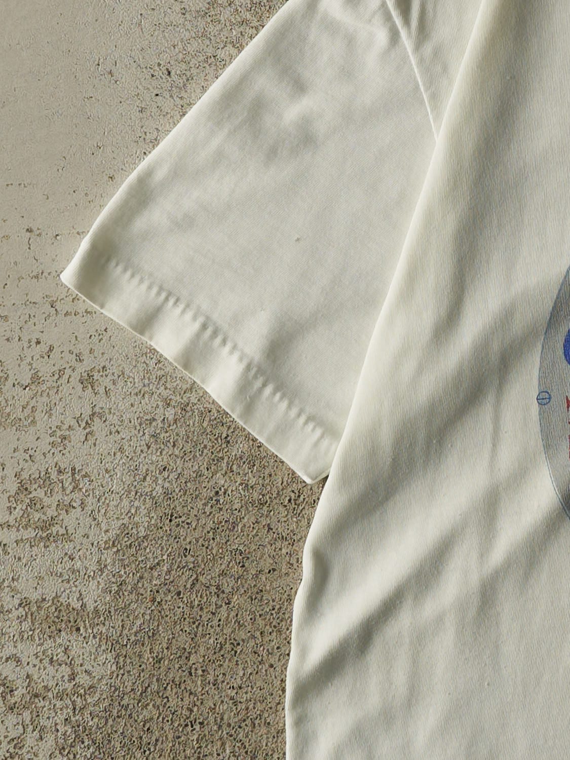 Vintage 80s White Manzanillo Mexico Sailing Club Single Stitch Tee (M)