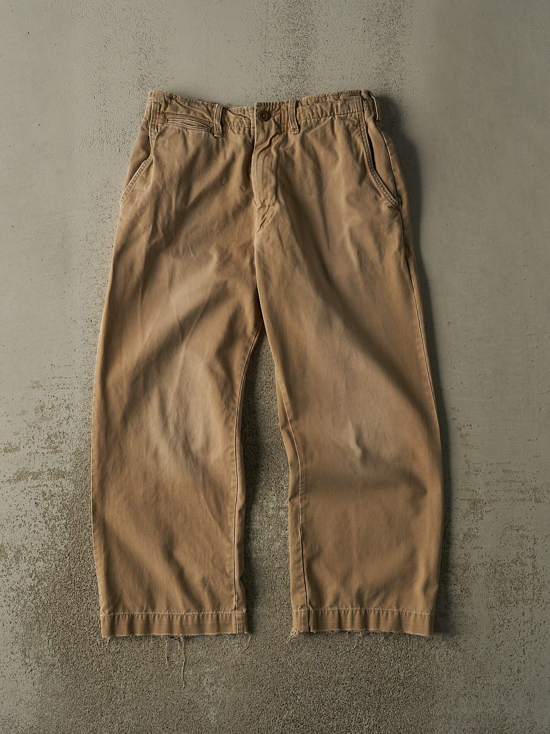 Vintage Y2K Camel Abercrombie & Fitch Chino Pants (31x28)