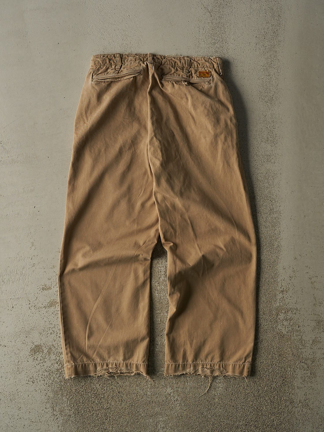 Vintage Y2K Camel Abercrombie & Fitch Chino Pants (31x28)