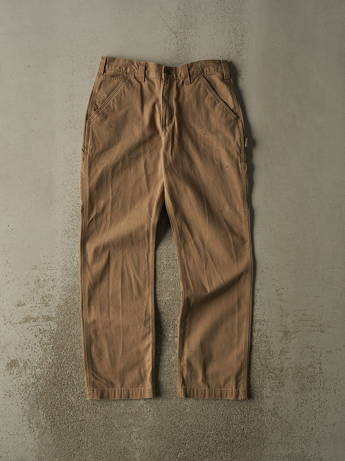 Vintage Y2K Beige Carhartt Carpenter Pants (32x31.5)