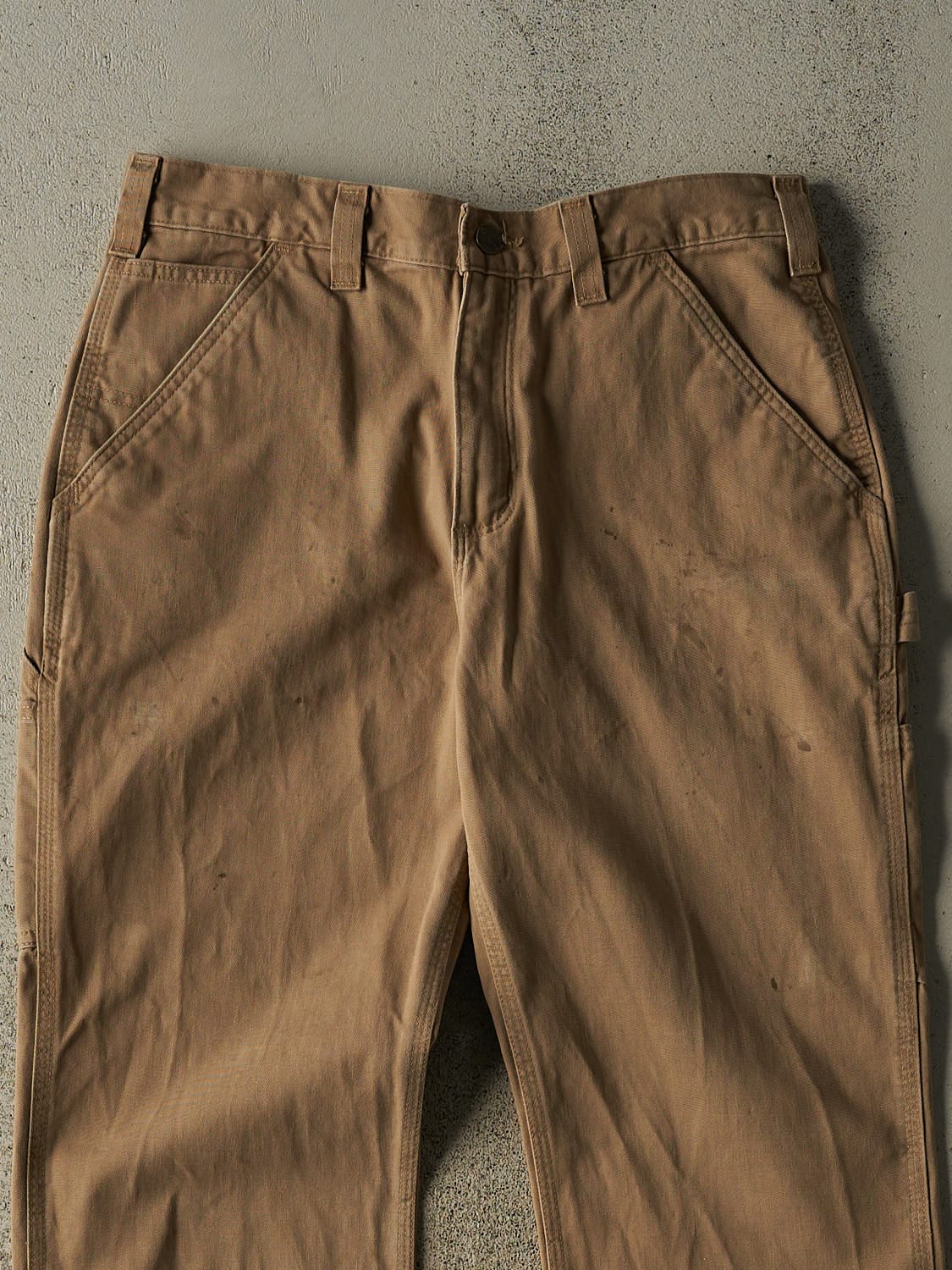 Vintage Y2K Beige Carhartt Carpenter Pants (32x31.5)