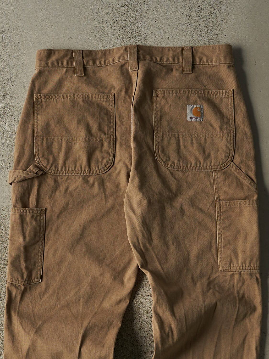 Vintage Y2K Beige Carhartt Carpenter Pants (32x31.5)