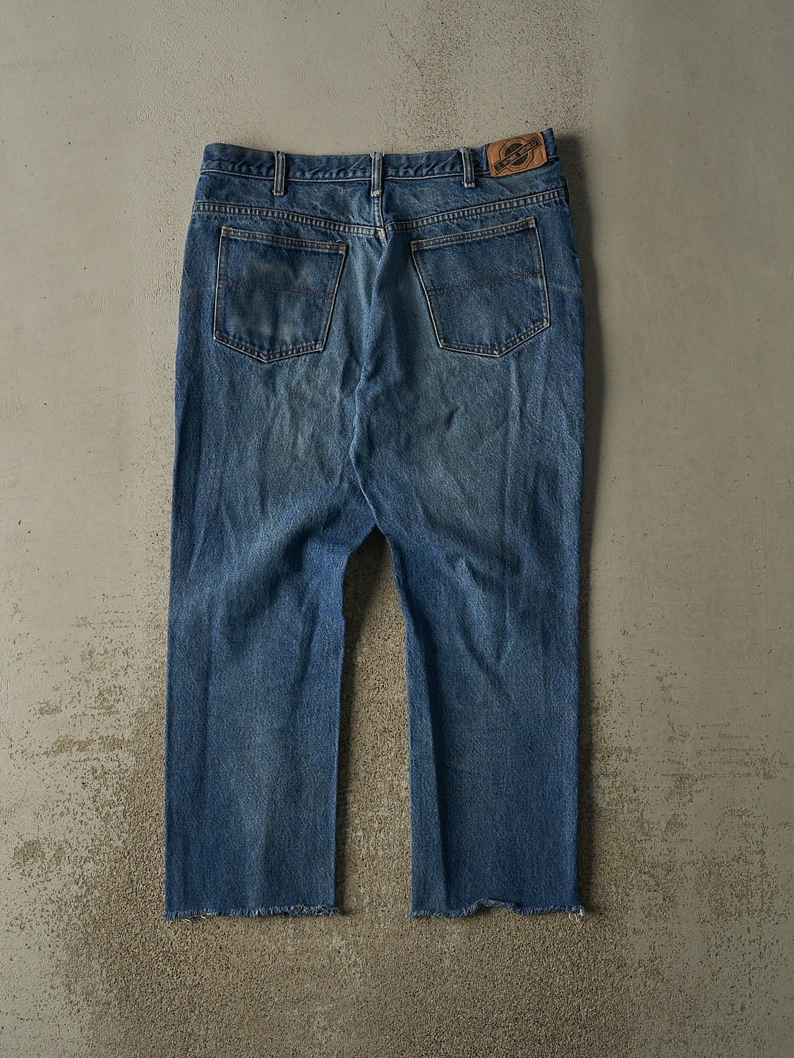 Vintage 90s Dark Wash Workworld Jeans (36x28.5)