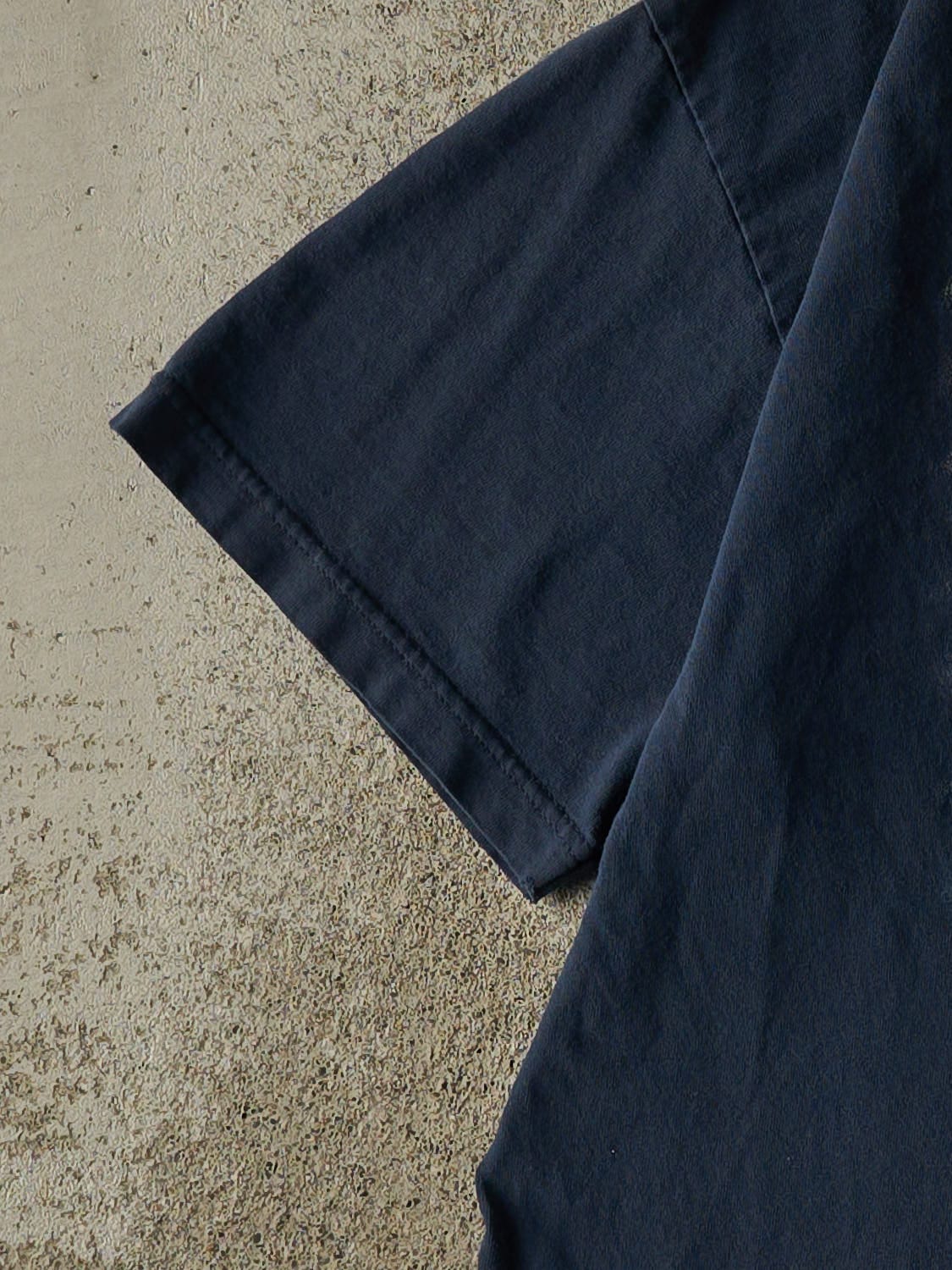 Vintage 90s Navy Blue Horse Tee (M/L)