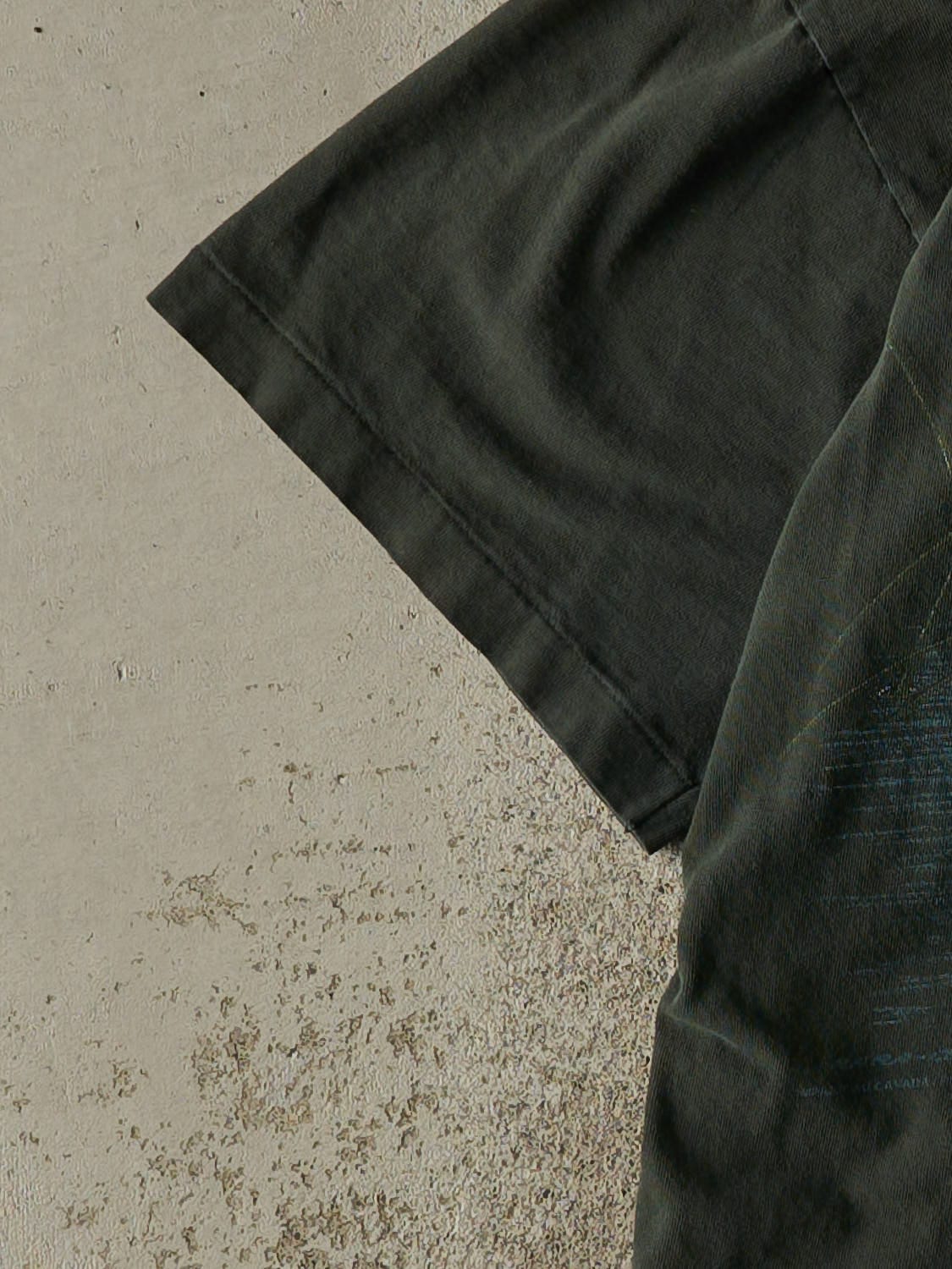 Vintage 90s Sun Faded Green Duck Single Stitch Tee (M/L)